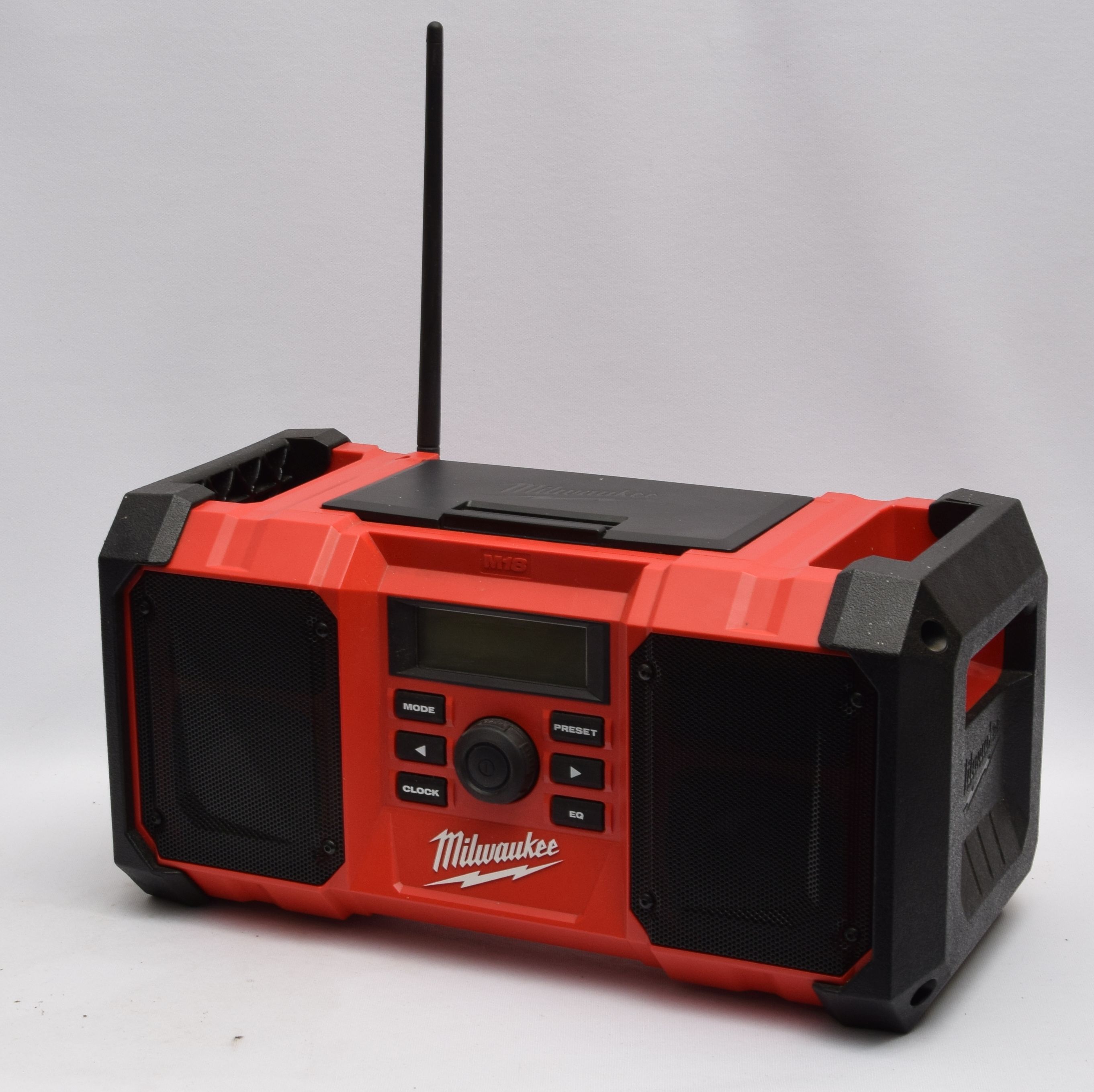 Product photo for Milwaukee Cordless 18v M18-JSR AM/FM Job Site Radio - Body Only (U)