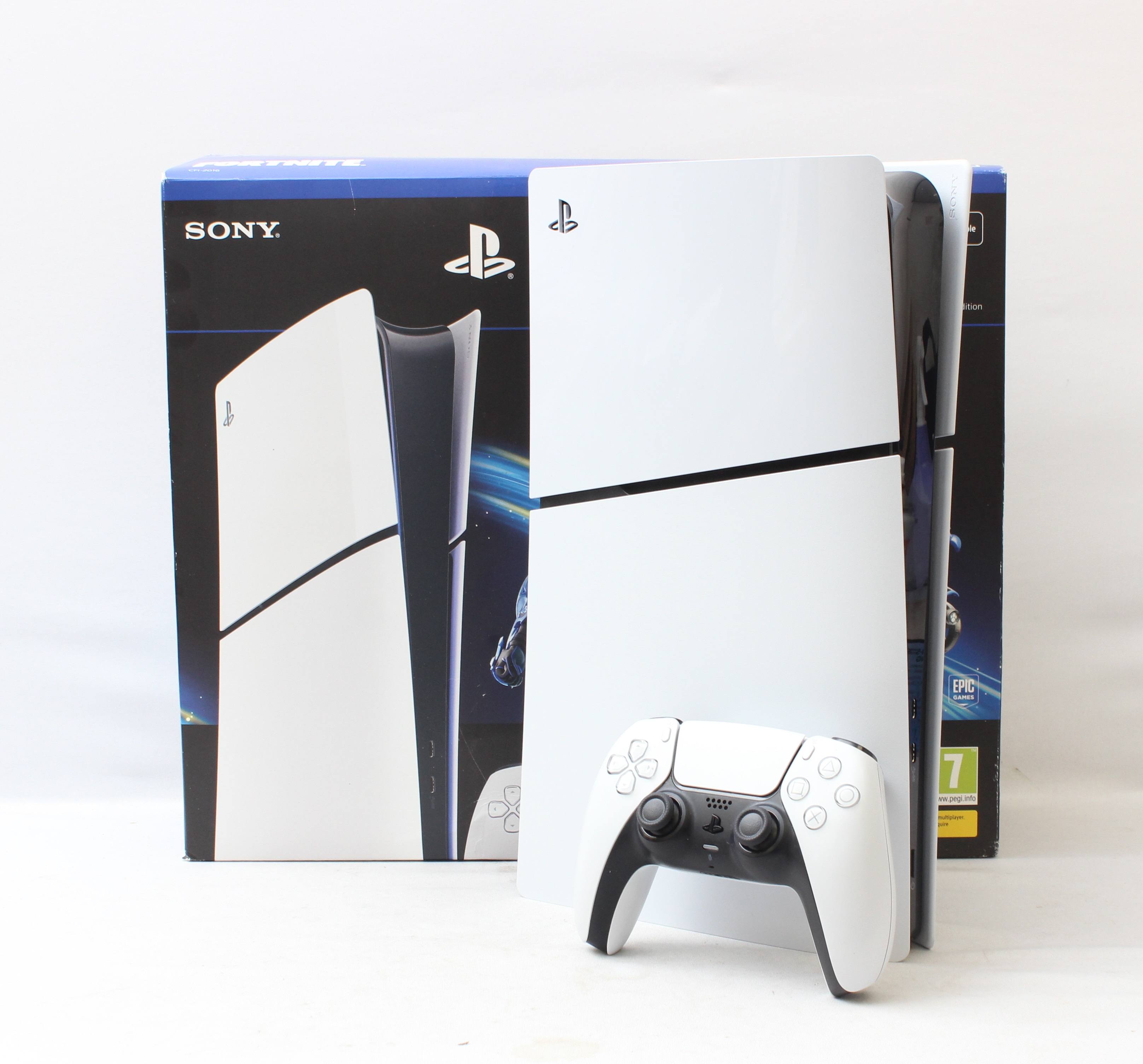 Product photo for Sony PlayStation 5 Slim Digital 1TB Home Games Console with Controller (U)