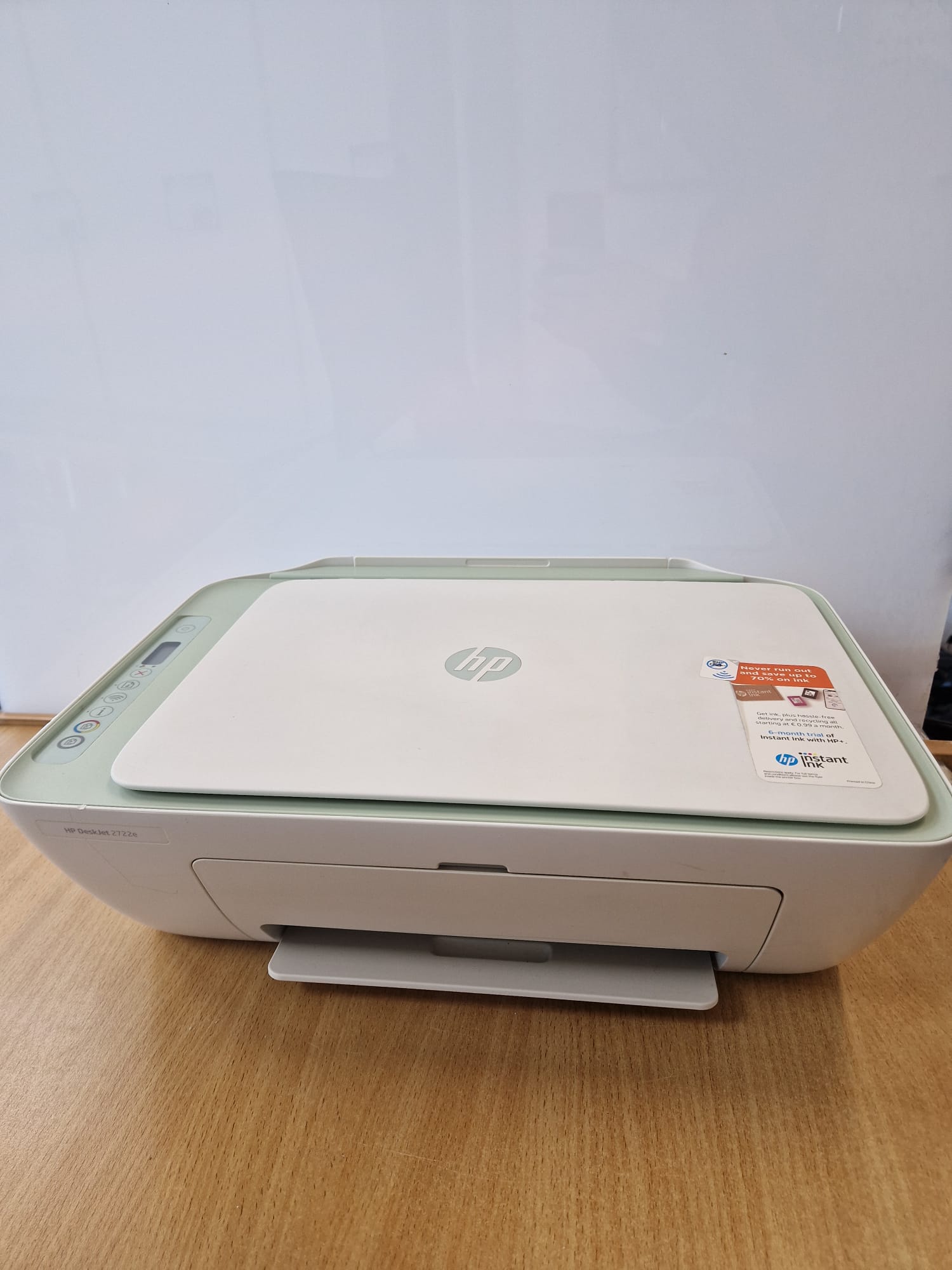 Product photo for HP DeskJet 2722e Wireless Printer - Good Condition 12M Warranty