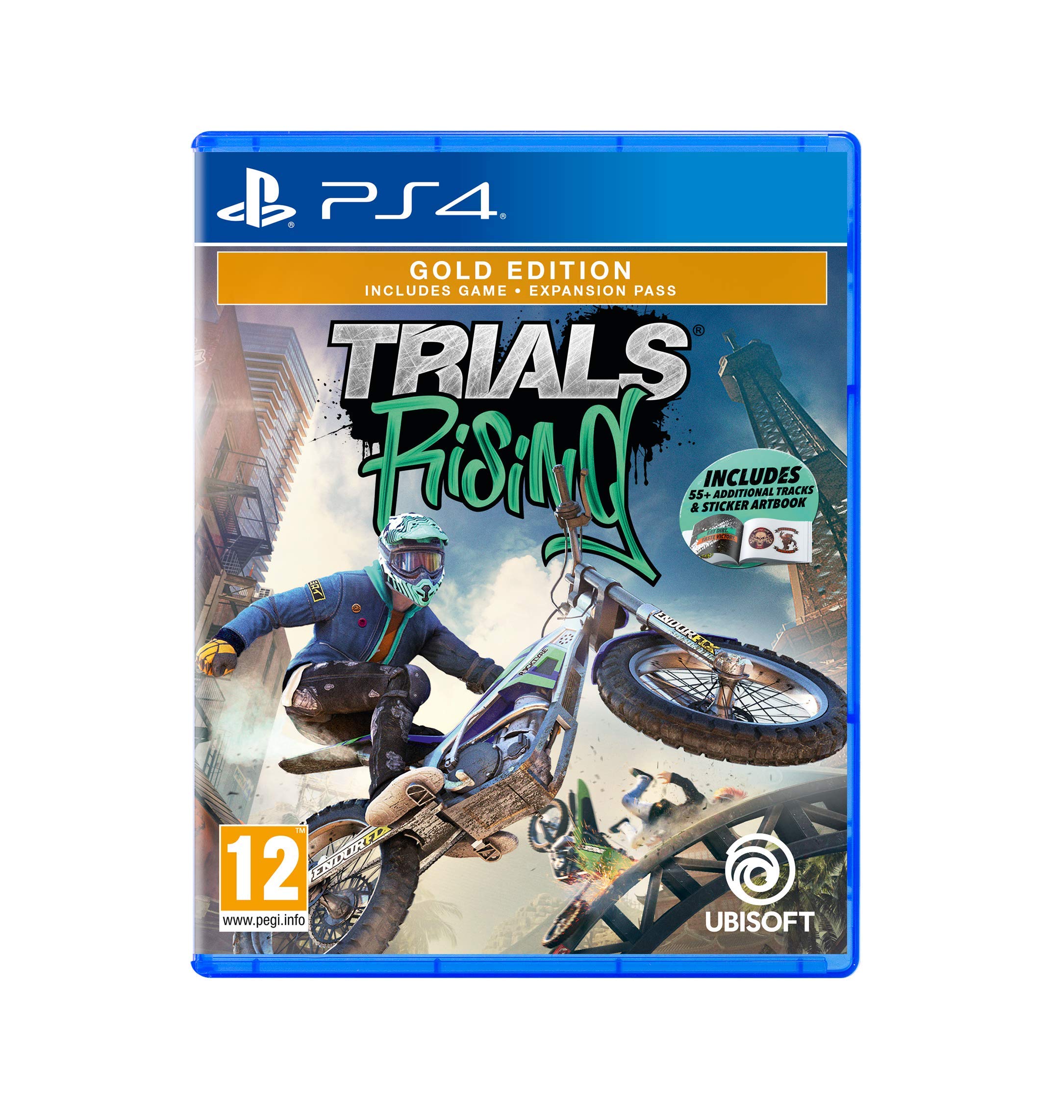 Product photo for Trials Rising Gold Edition PS4