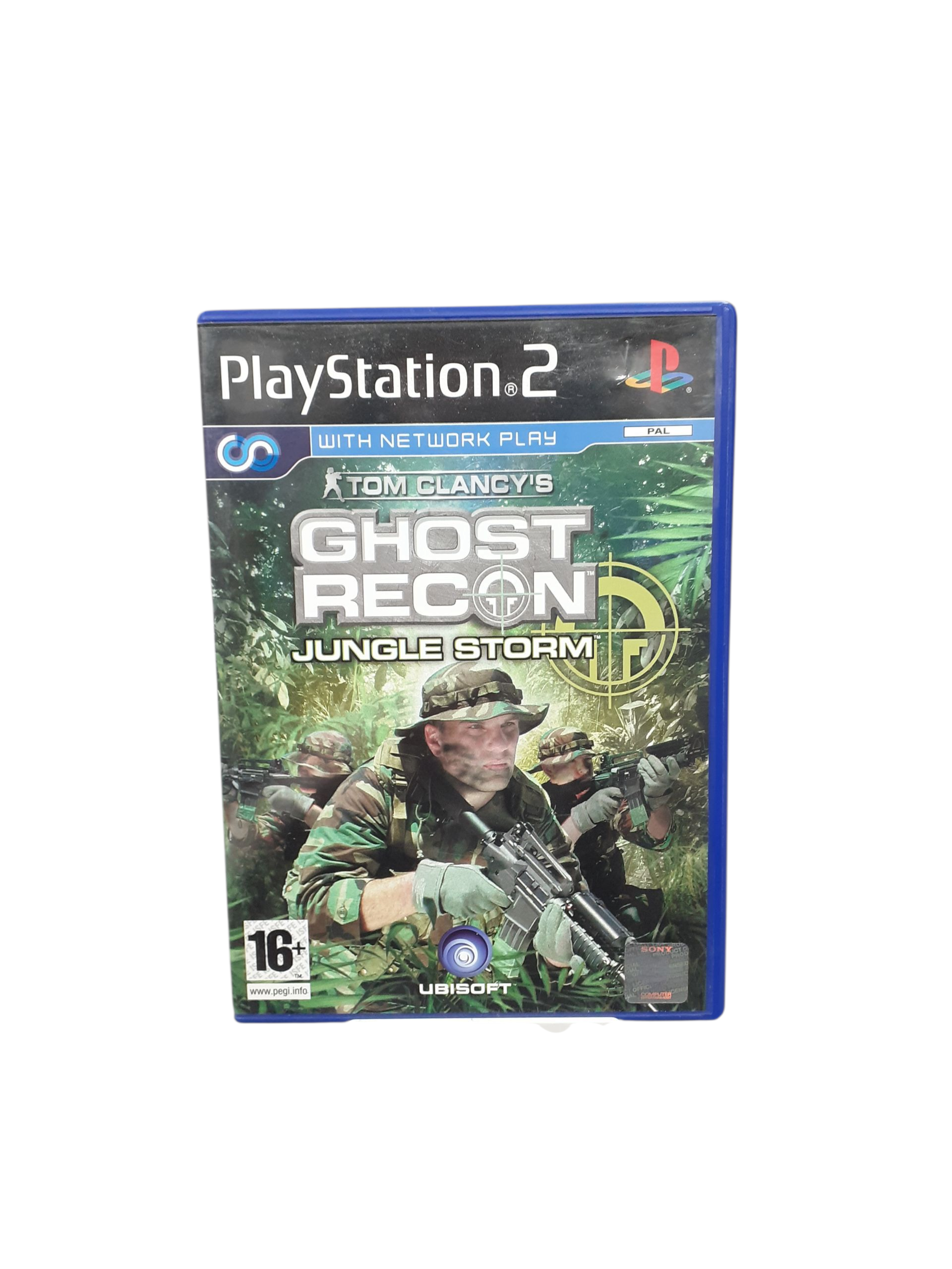 Product photo for Tom Clancy's Ghost Recon Jungle Storm PS2
