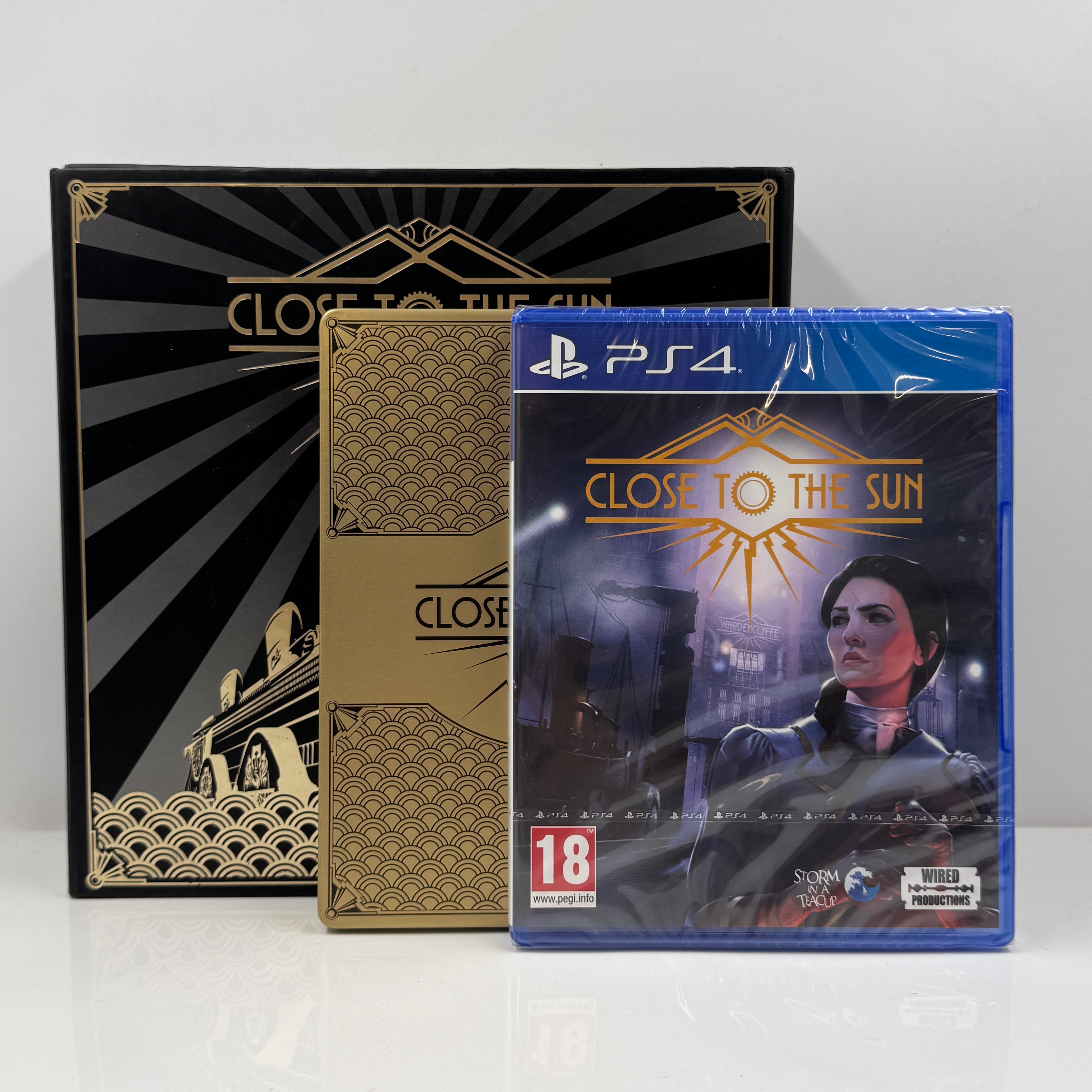 Product photo for CLOSE TO THE SUN PLAYSTATION 4 GAME COLLECTORS EDITION 412/1000