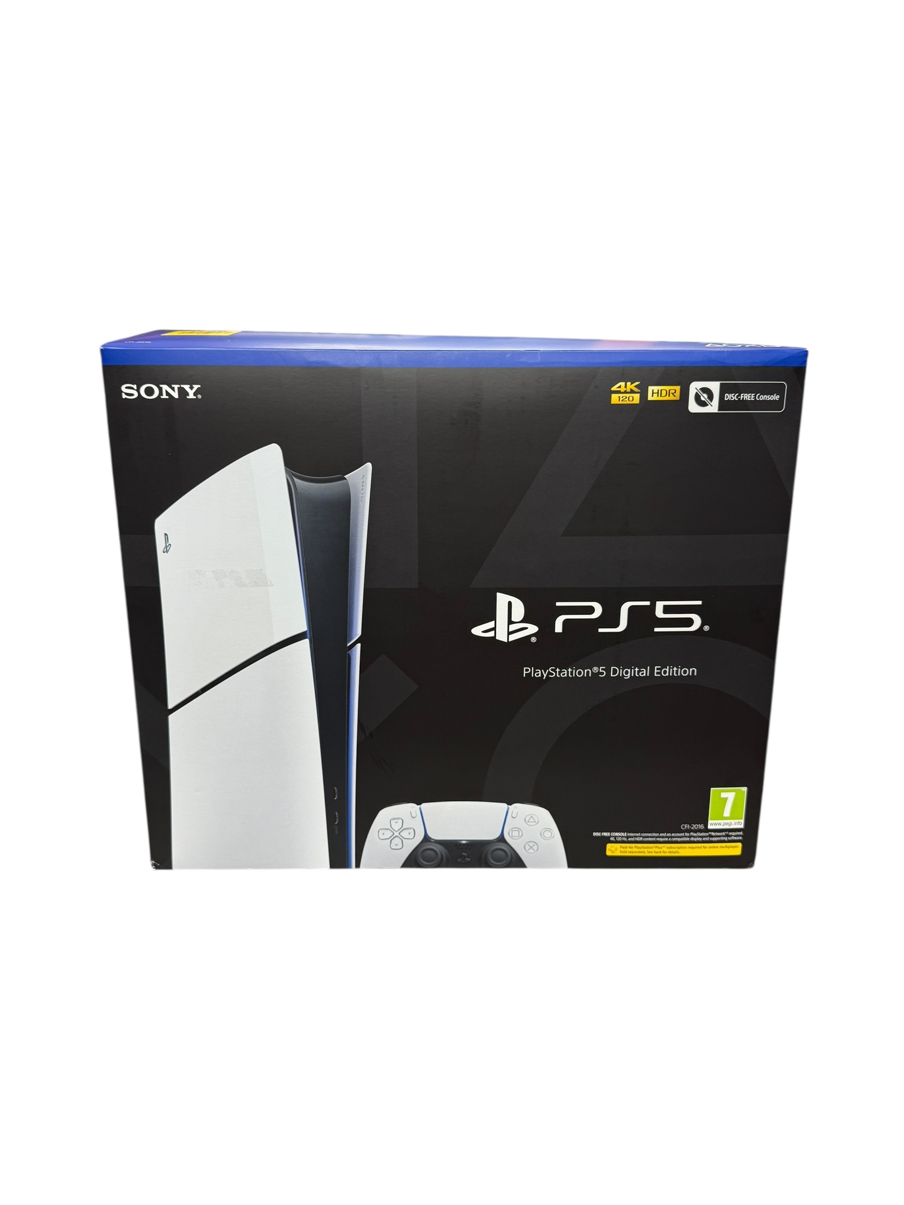 Product photo for Playstation 5 Slim Digital Edition Console, 1TB, White, Boxed