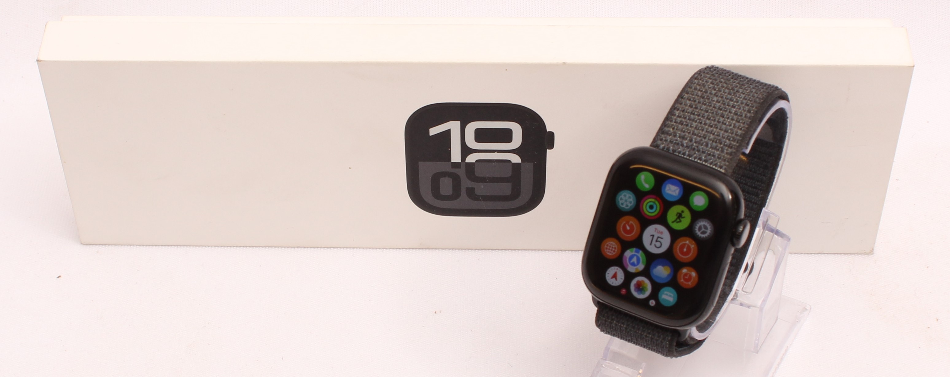 Product photo for Apple Watch Series 10 42mm GPS Fitness Smartwatch - Black (C)