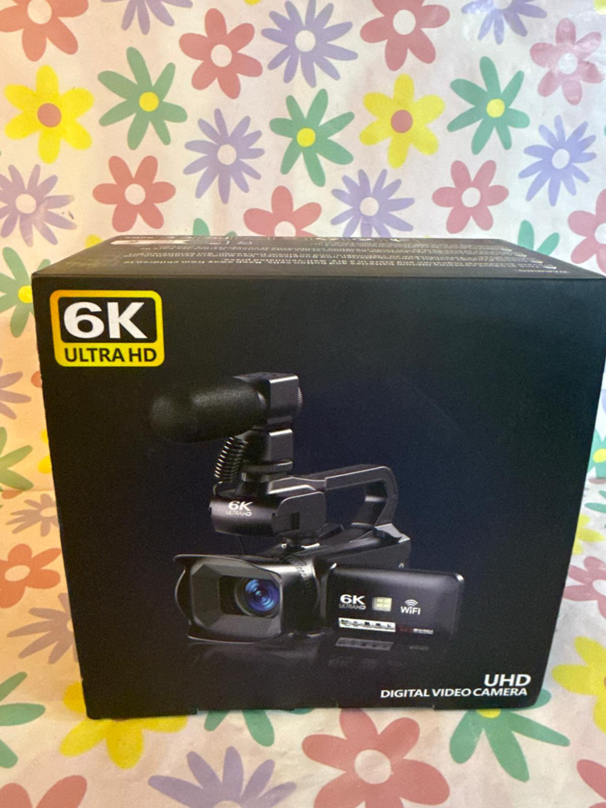Product photo for 6k ultra hd digital video camera