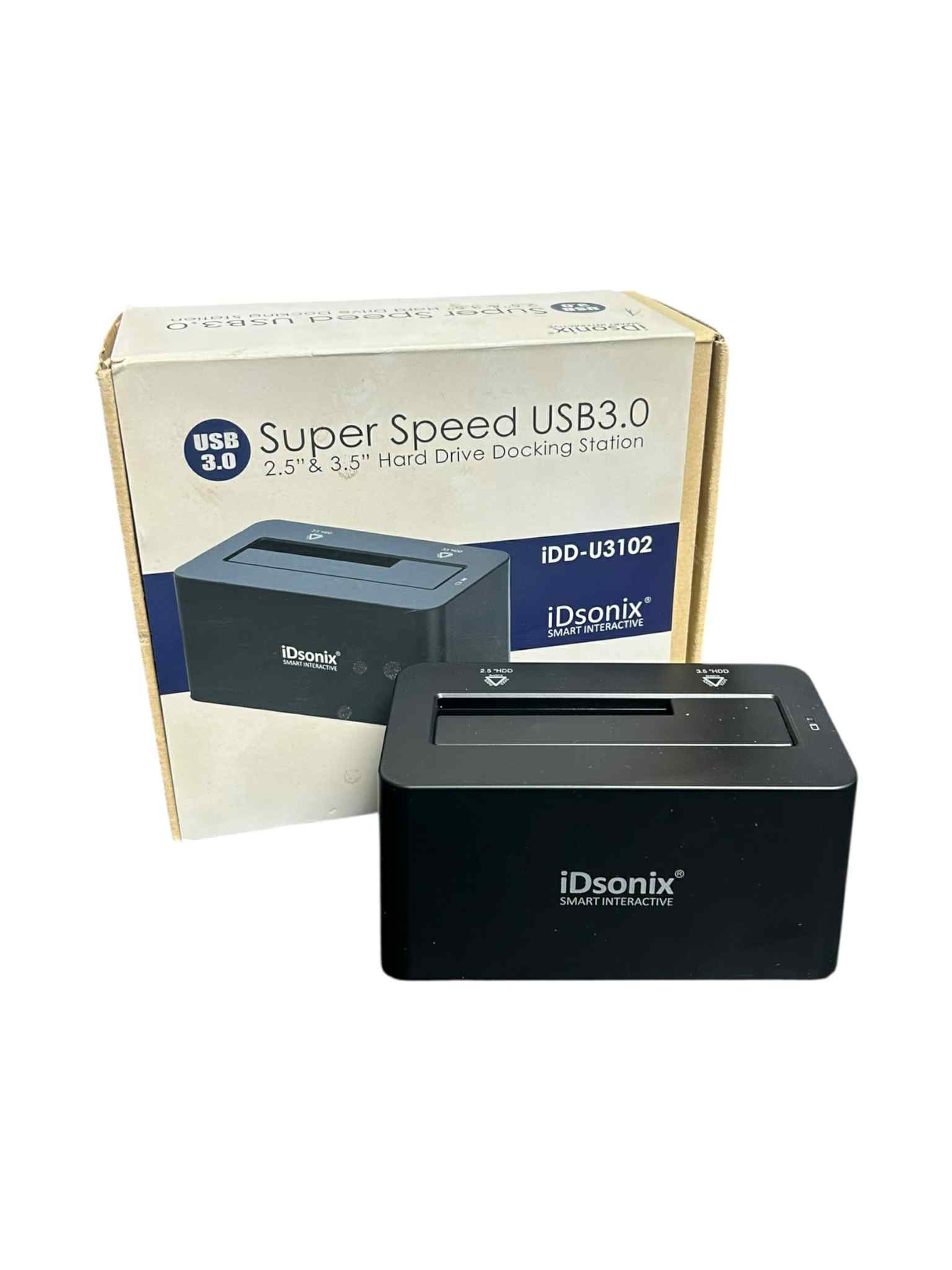 Product photo for iDsonix Tool Free USB 3.0/2.0 to SATA 2.5/3.5 Inch Hard Drive