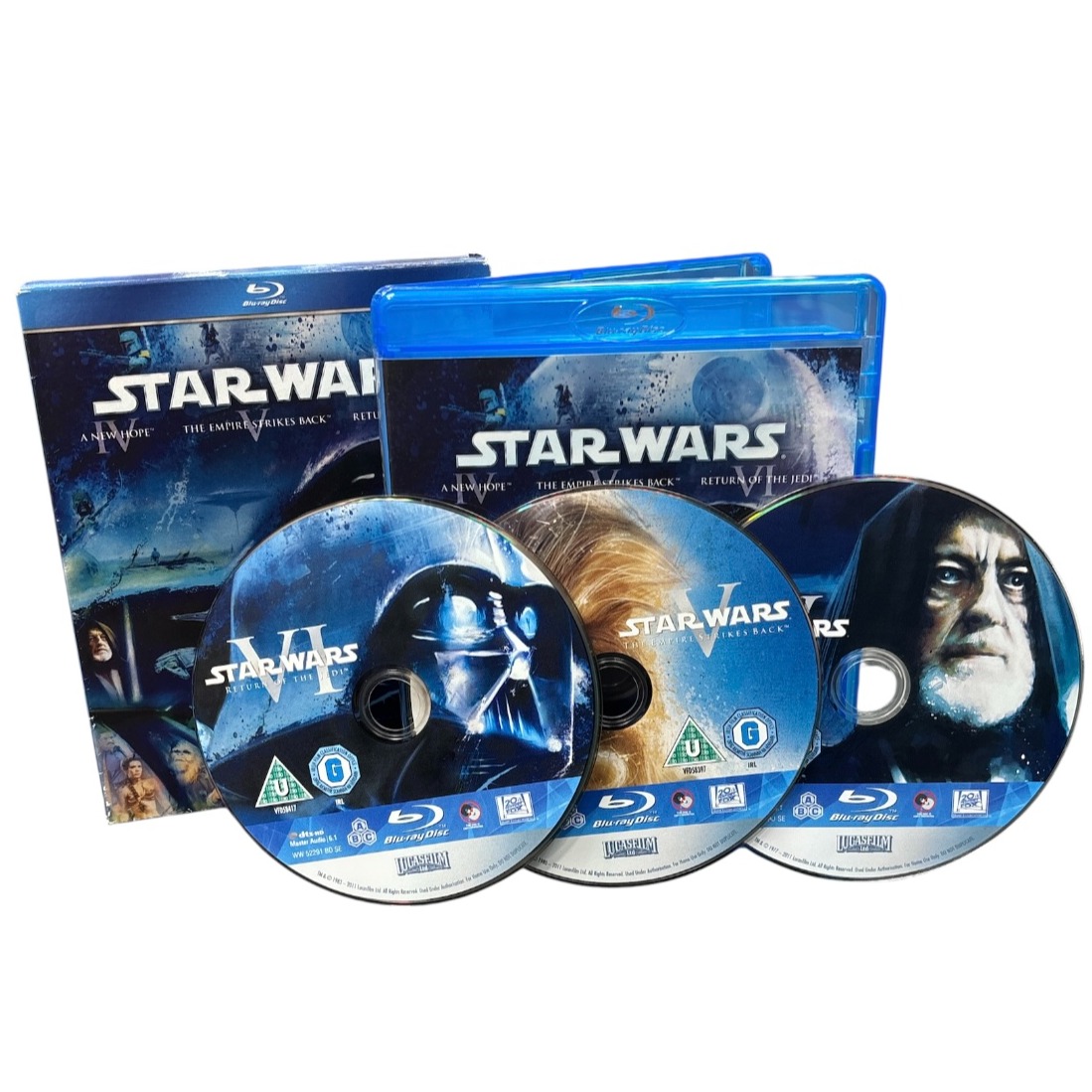 Product photo for Star Wars: The Original Trilogy IV-VI (U) 3 Disc