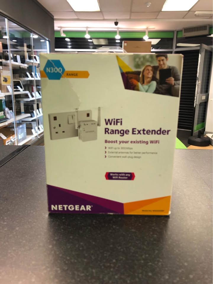 Product photo for netgear Netgear N300 Wifi Rage Extender