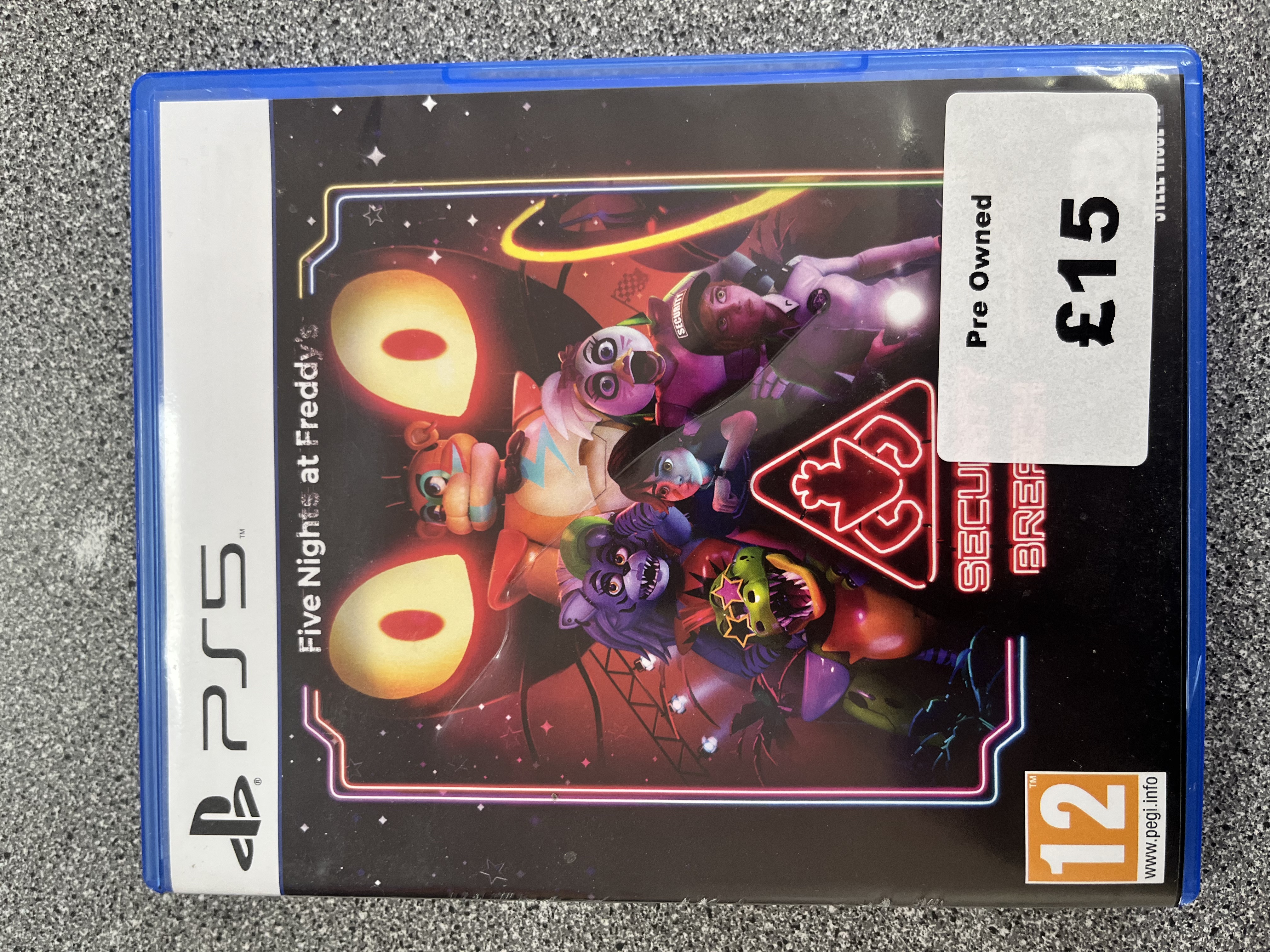 Product photo for FNAF Security breach