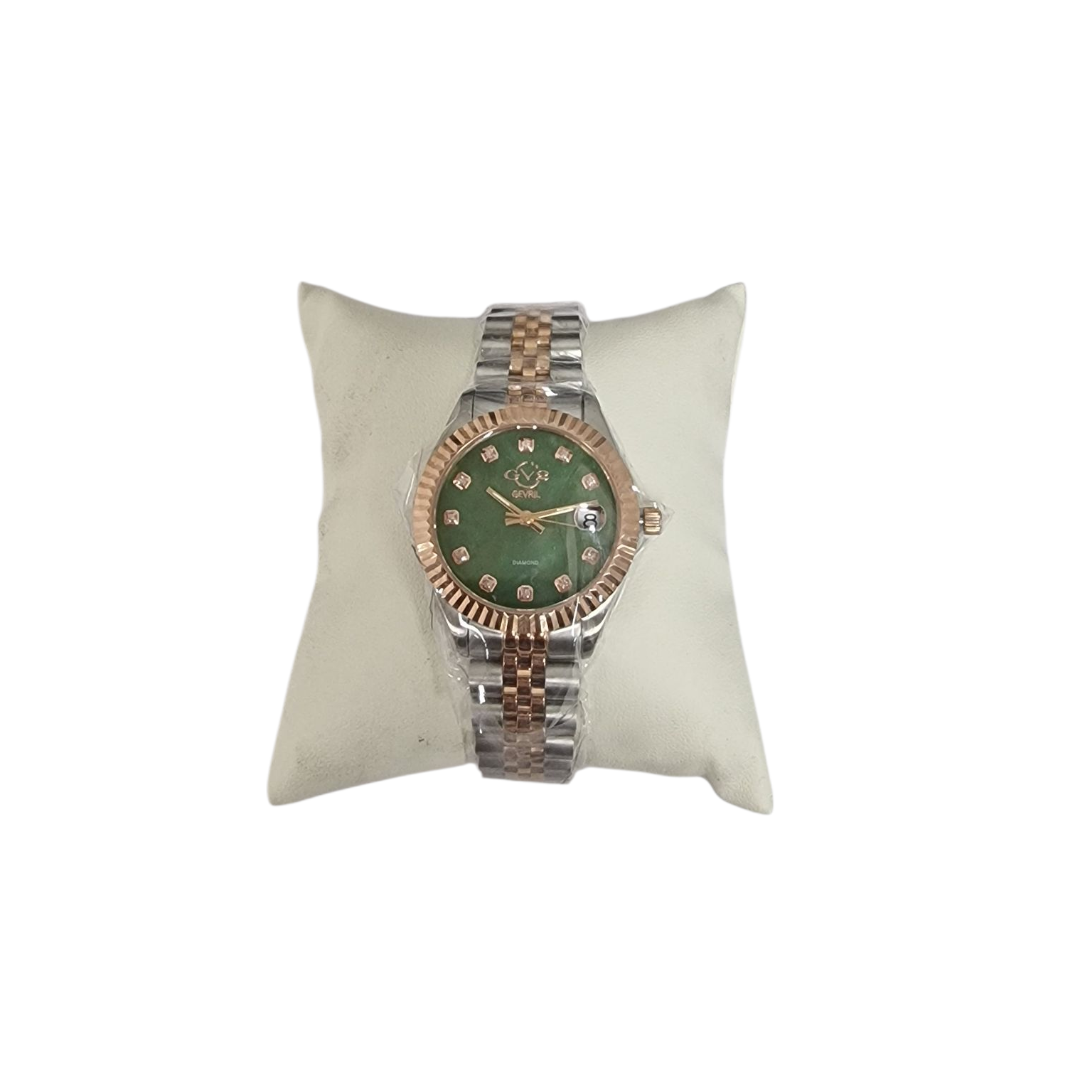 Product photo for Gevril  GV2 12408 Women's Naples Wristwatch Two-Tone in Box
