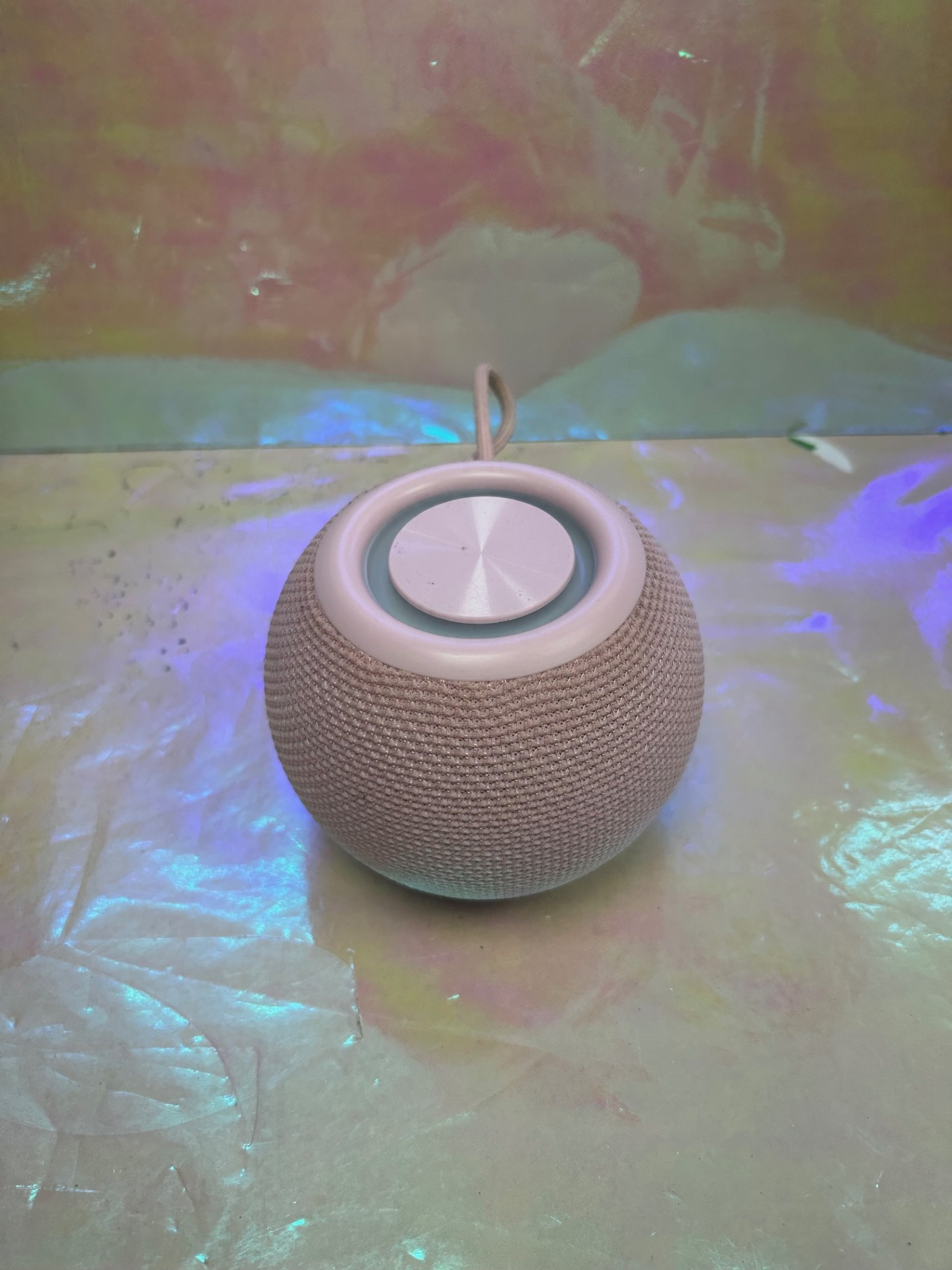 Product photo for LED Mini Speaker - Pink