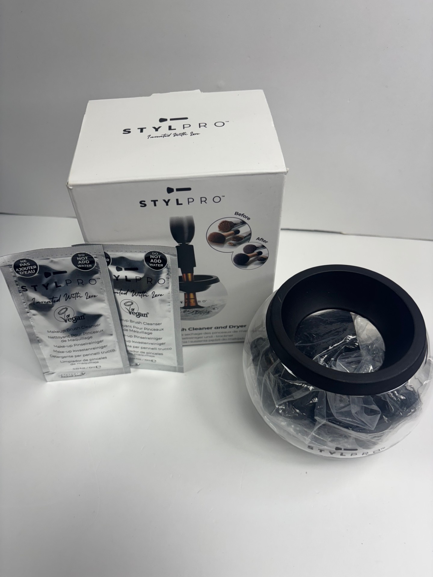 Product photo for MAKE UP BRUSH CLEANER BOXED