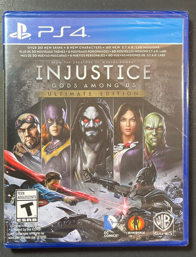Product photo for INJUSTICE GOD AMONG US PS4