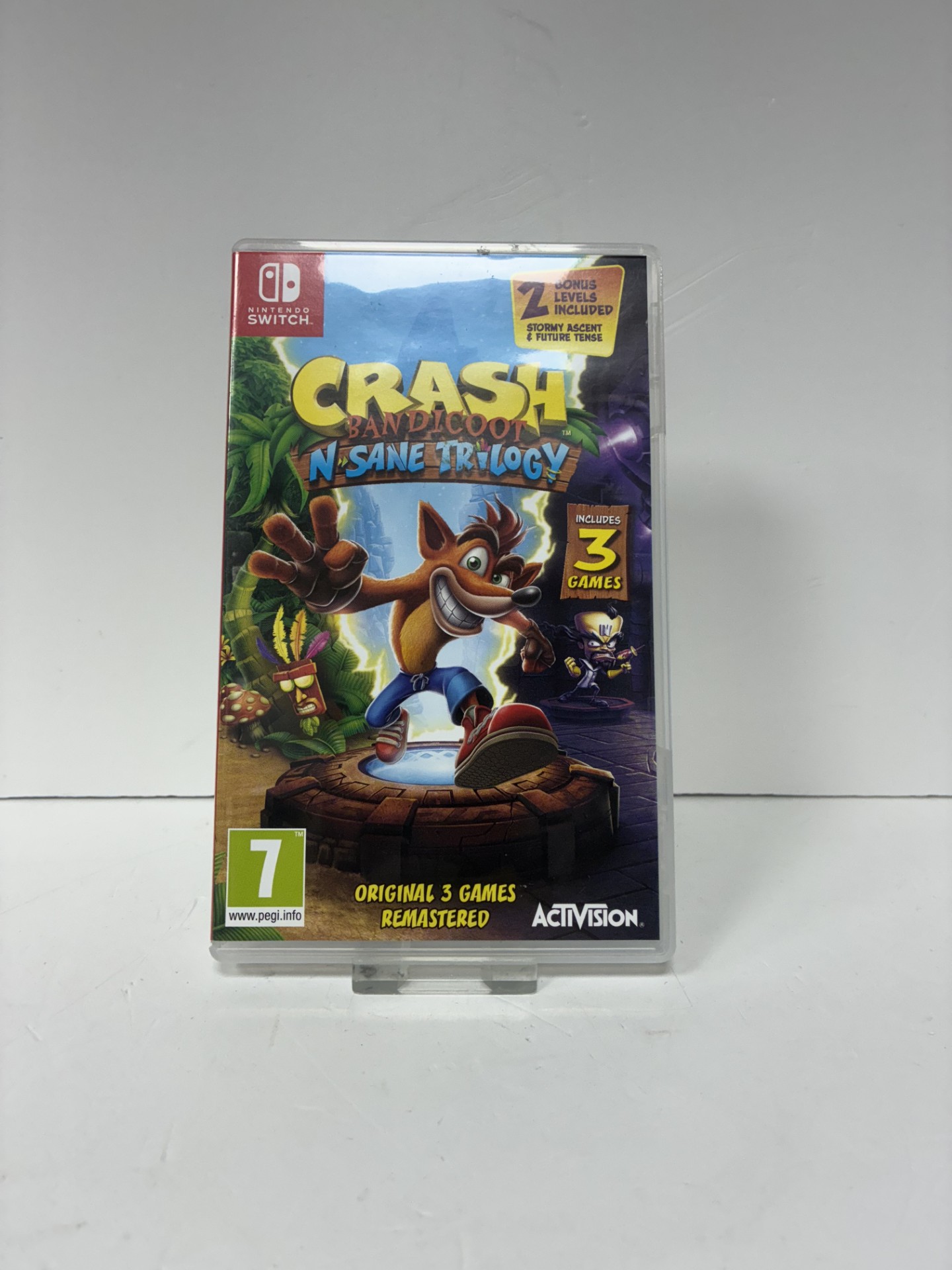 Product photo for crash bandicoot n'sane trilogy switch game