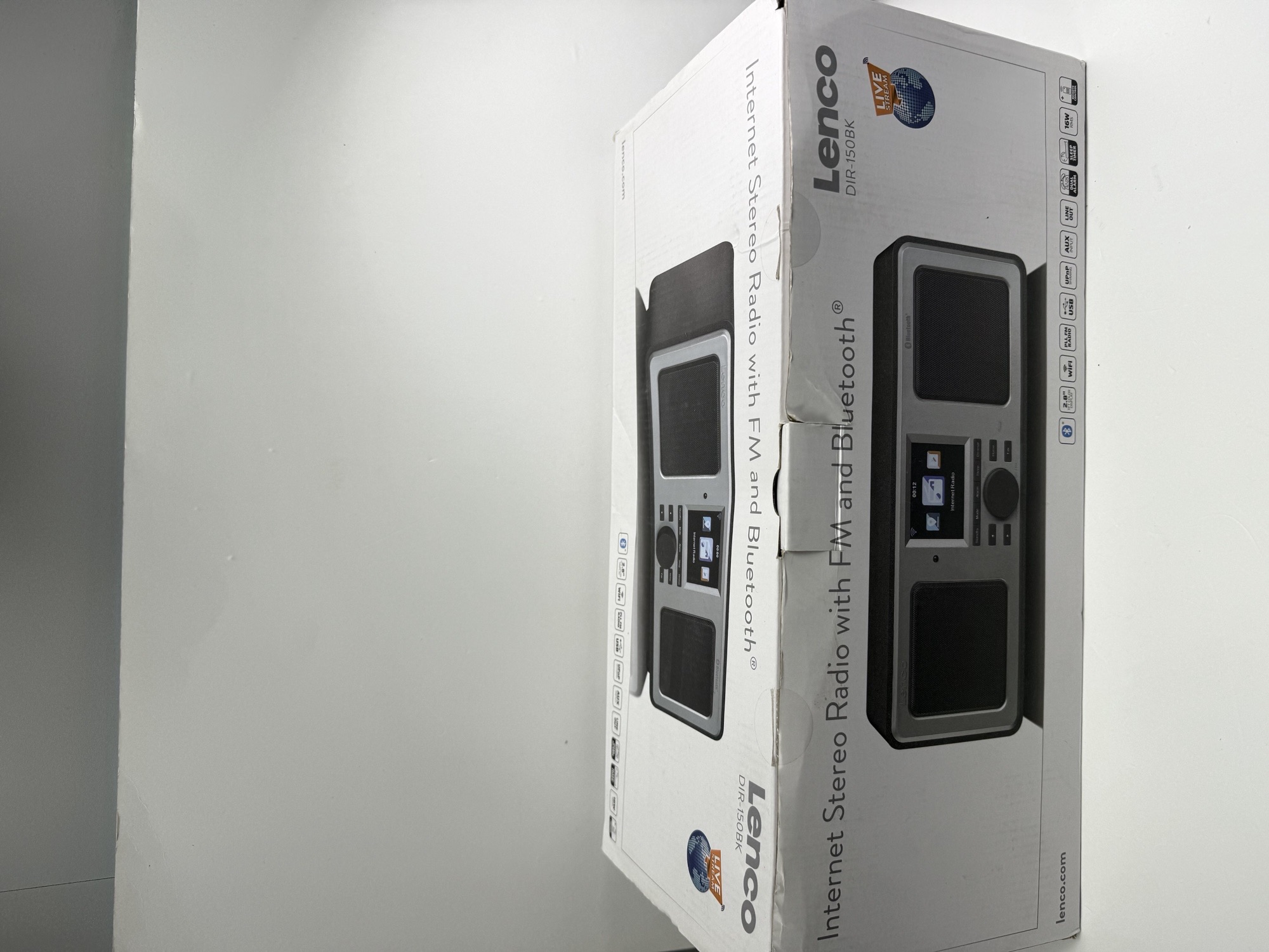 Product photo for LENCO RADIO WITH FM AND BLUETOOTH BOXED