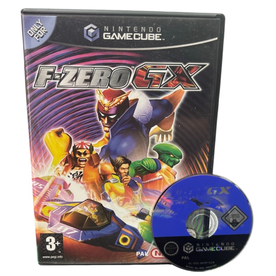 Product photo for F Zero GX, + Manual, Boxed