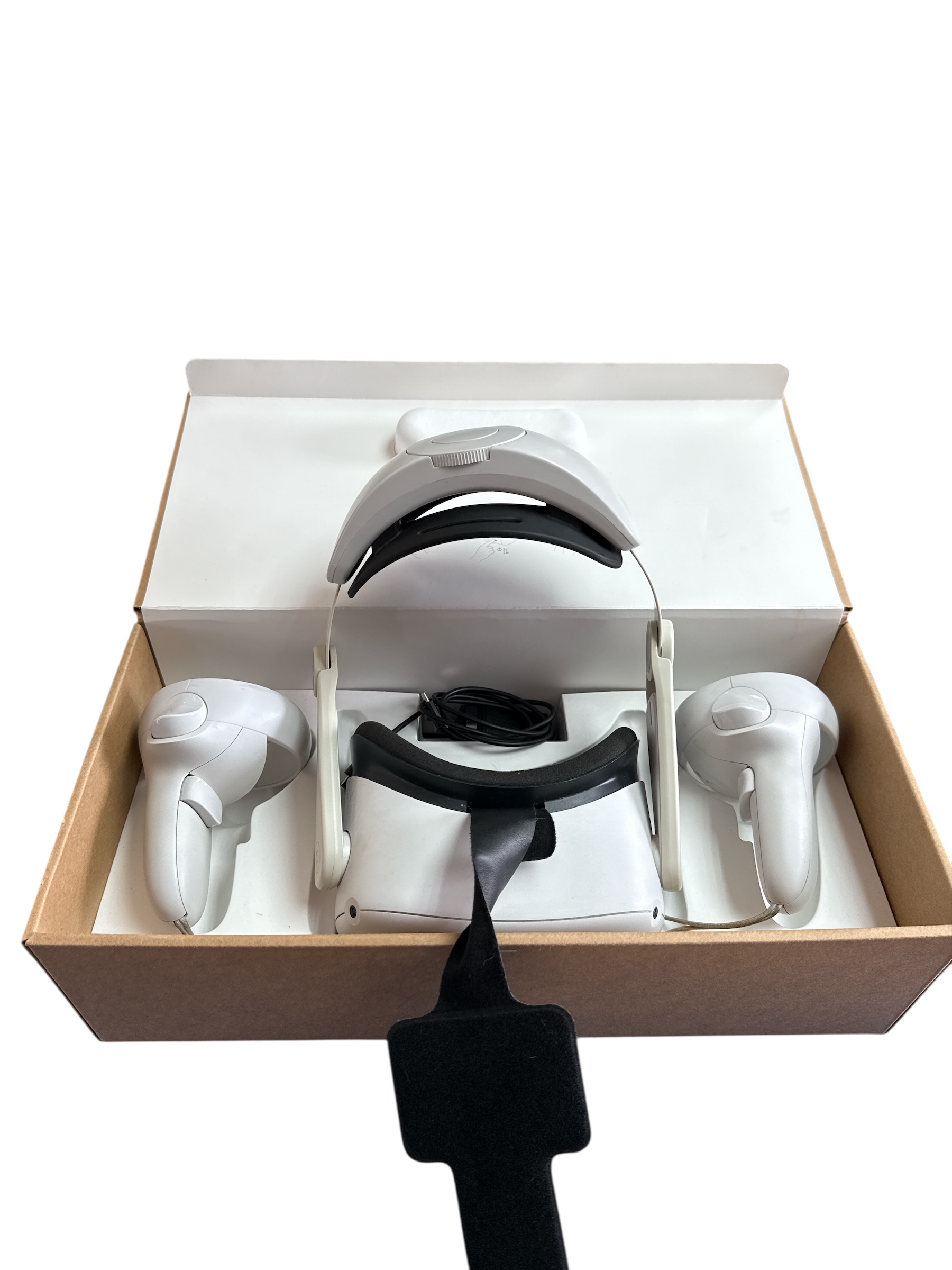 Product photo for Meta Quest 2 128GB VR Headset - White with Controllers Boxed Good Condition