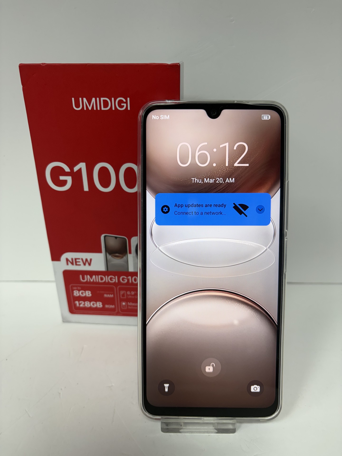 Product photo for umdigi g100a 128gb black unlocked boxed