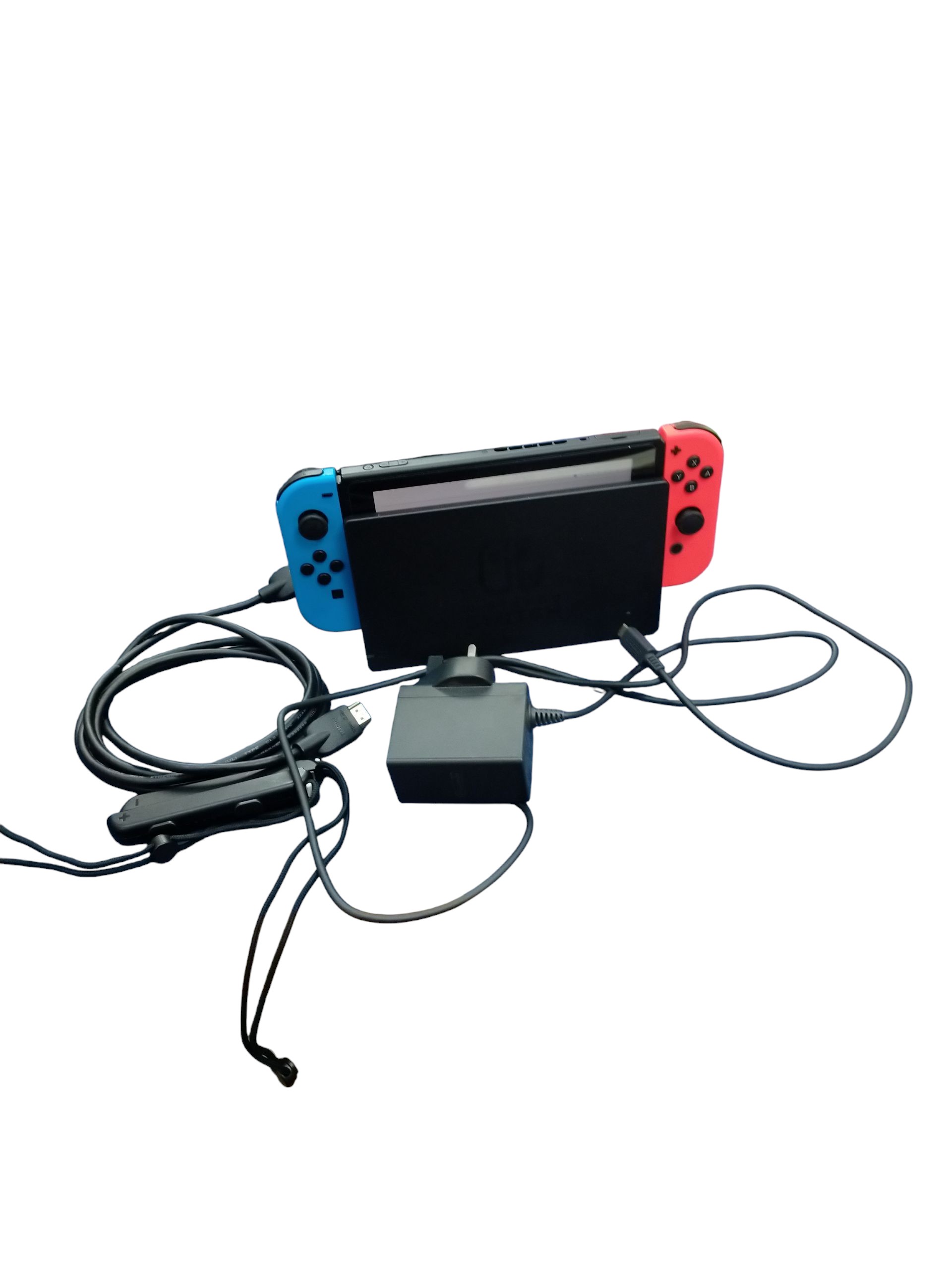 Product photo for Nintendo Switch HAC001 Comes with Dock, 128gb SD Card and Joycon attatchments