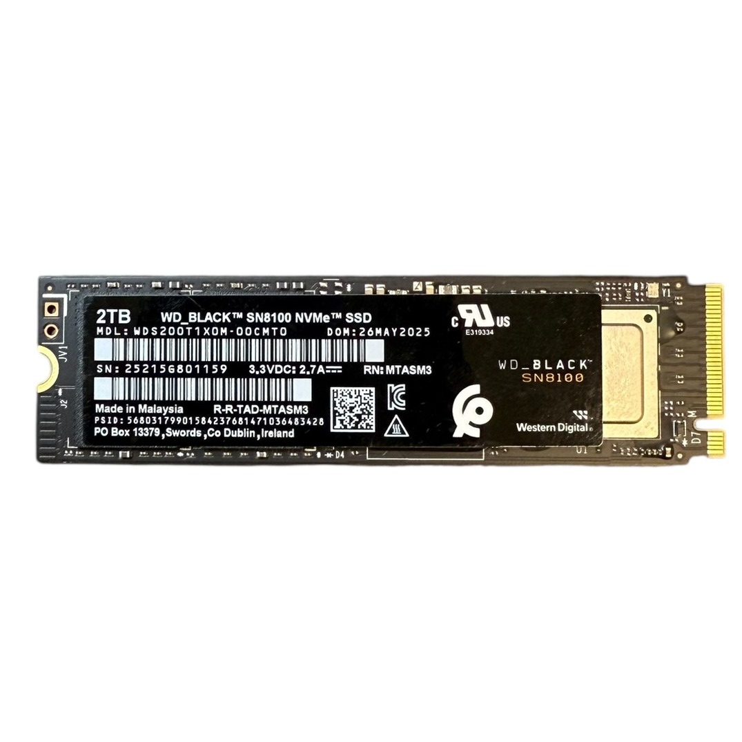 Product photo for WD_Black SN8100 NVMe M.2 SSD - 2TB