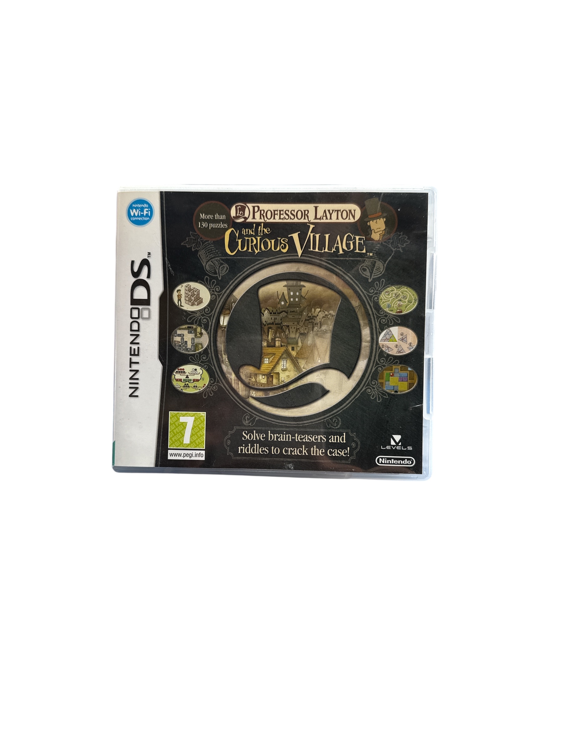 Product photo for Professor Layton and the Curious Village (Nintendo DS, 2008) - Tested & Working