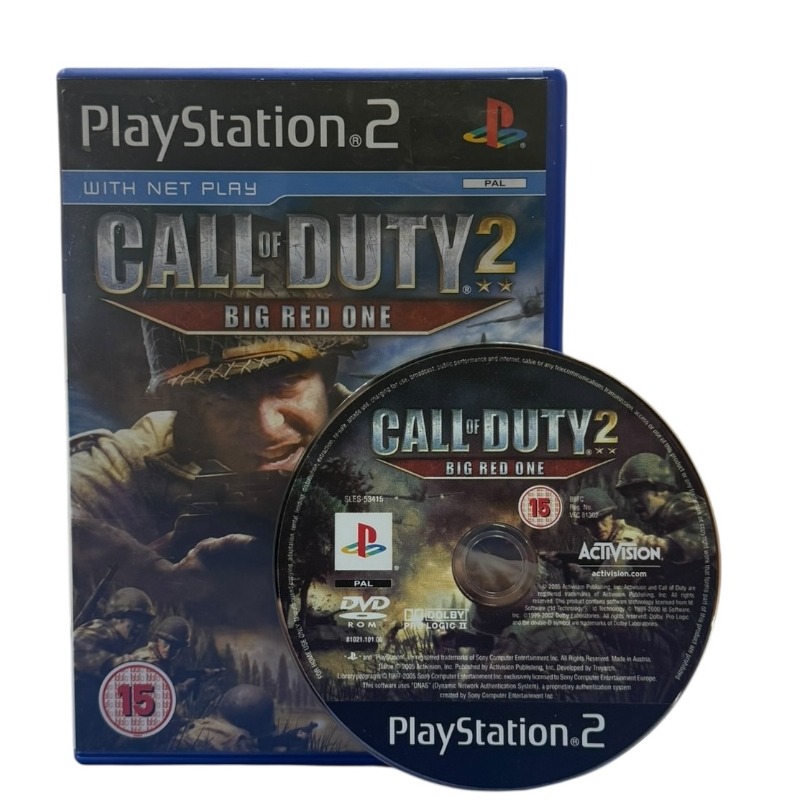 Product photo for Call Of Duty 2 Big Red One PS2 Game