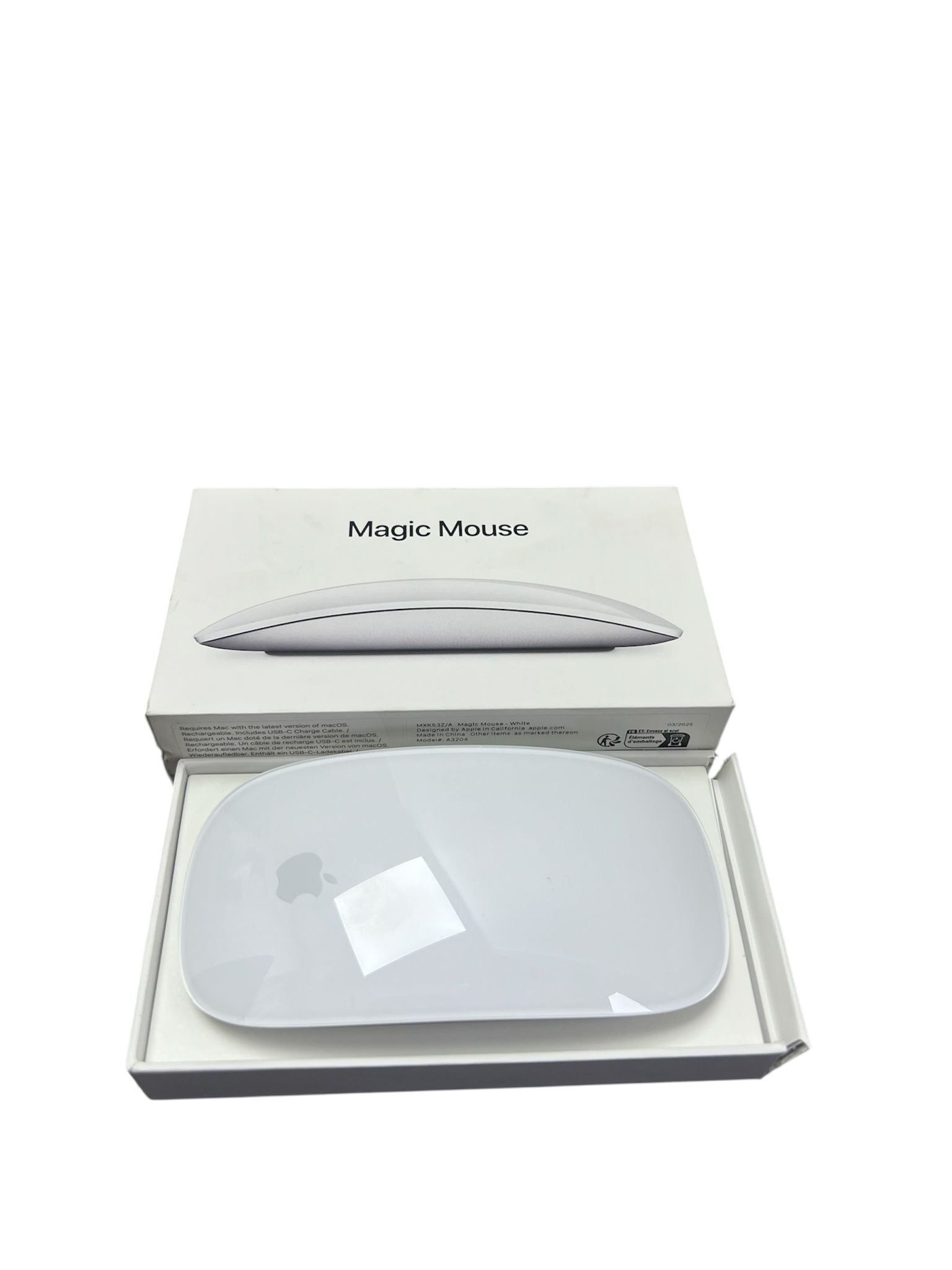 Product photo for Apple Magic Mouse USB-C Wireless 2024 (A3204) Boxed
