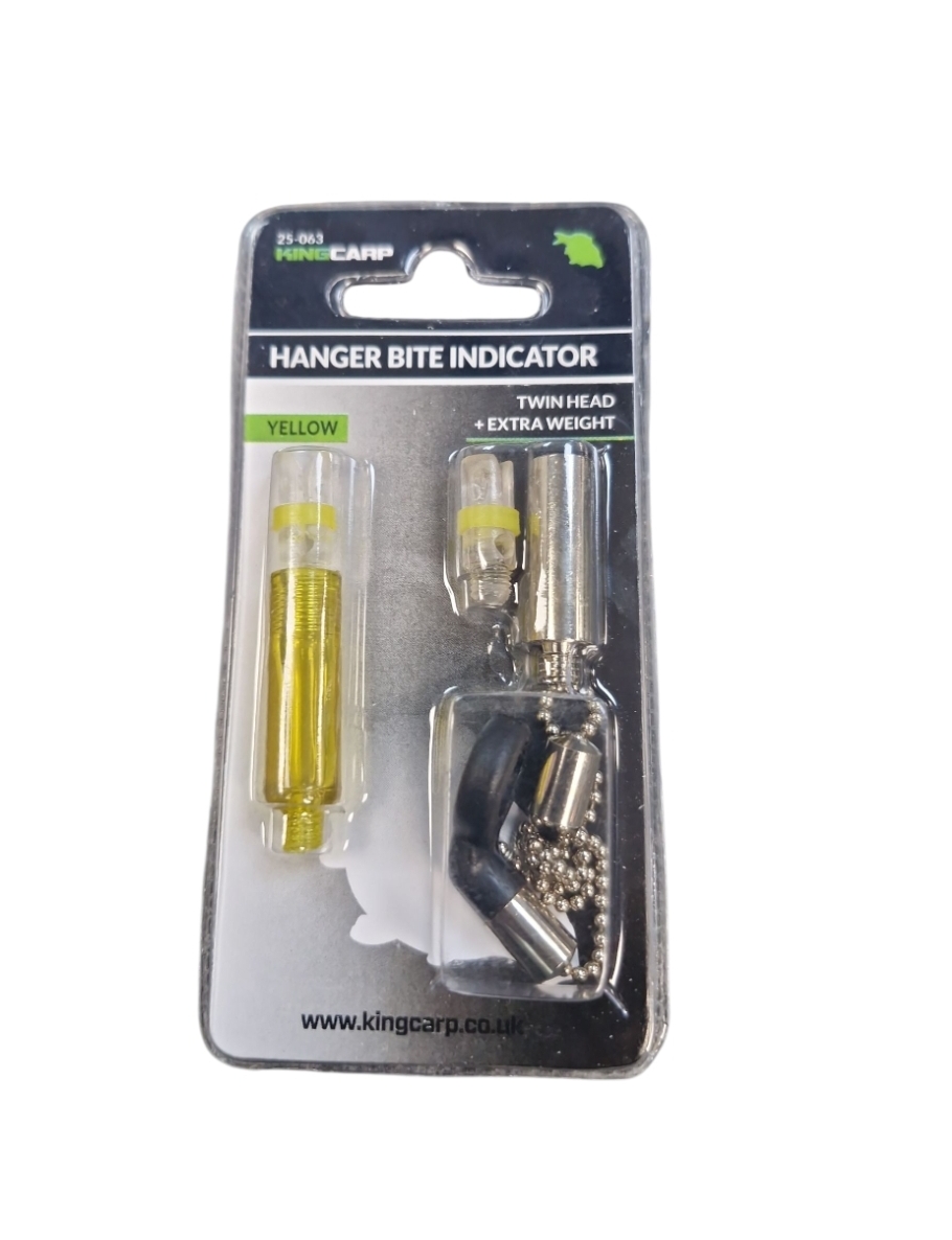 Product photo for King Carp Hanger Bite Indicator - Yellow