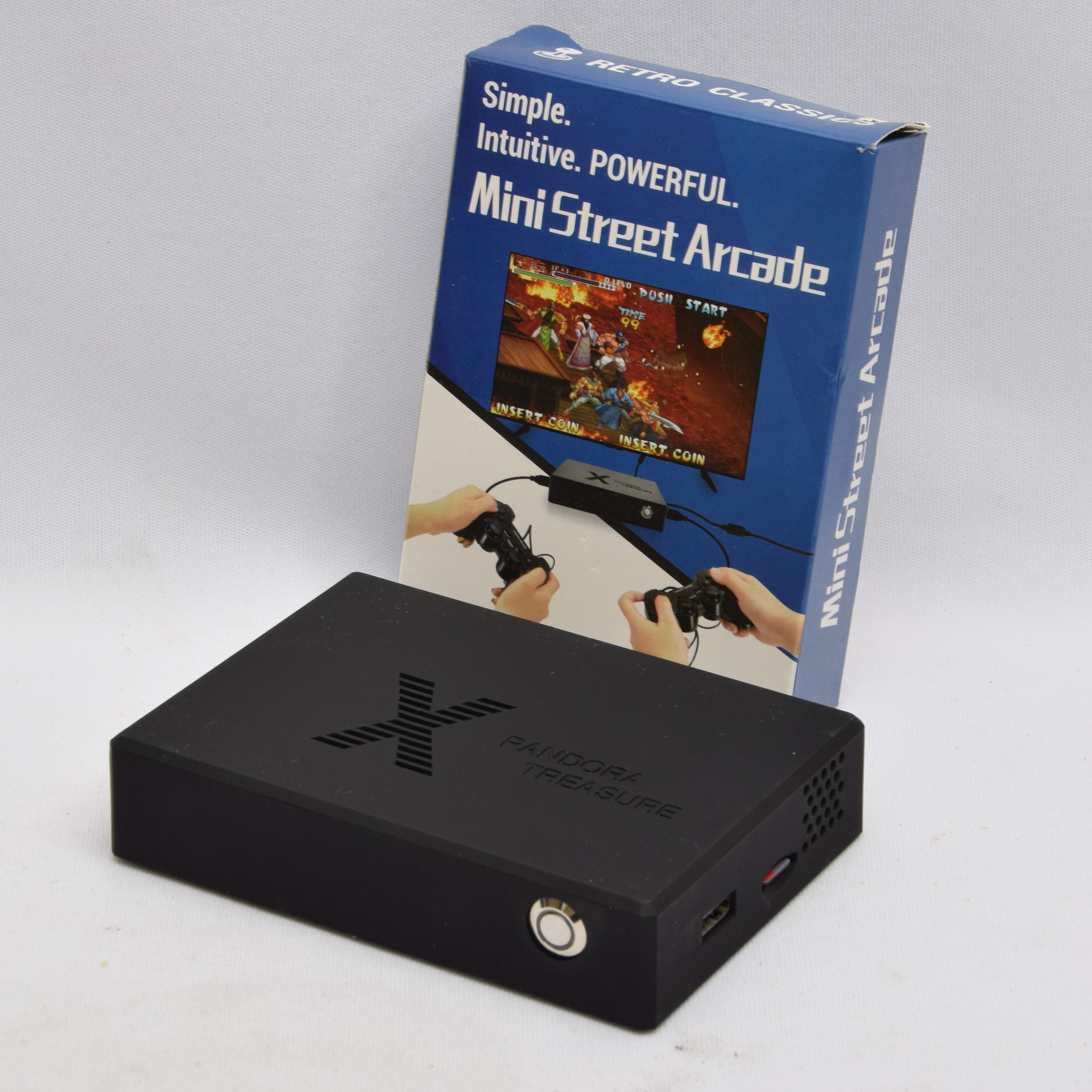 Product photo for Pandora Retro Classic Mini Street Arcade Games Pandora's Box Unit with Controllers (U)