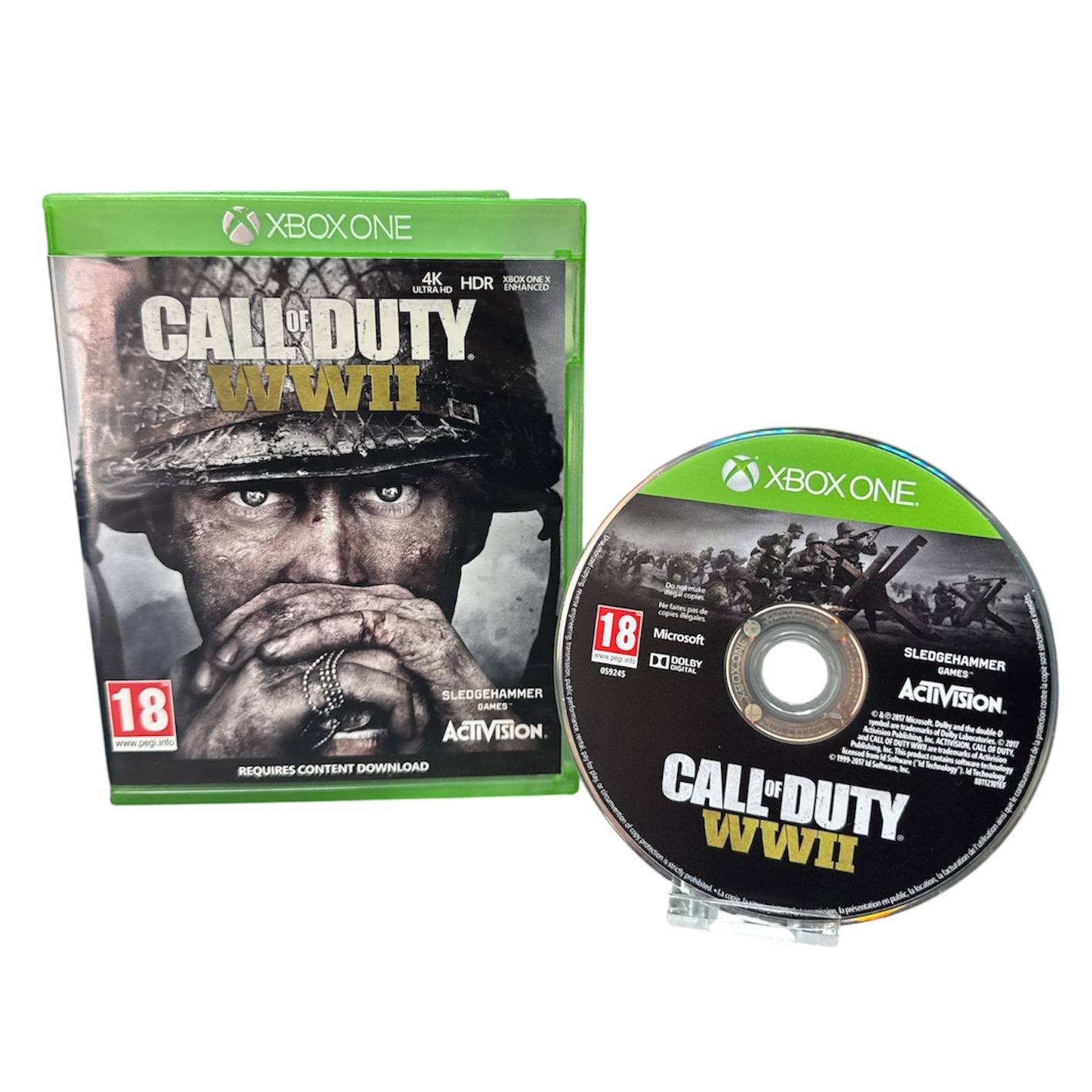 Product photo for Call of Duty: WWII (No DLC) - XBOX ONE Game