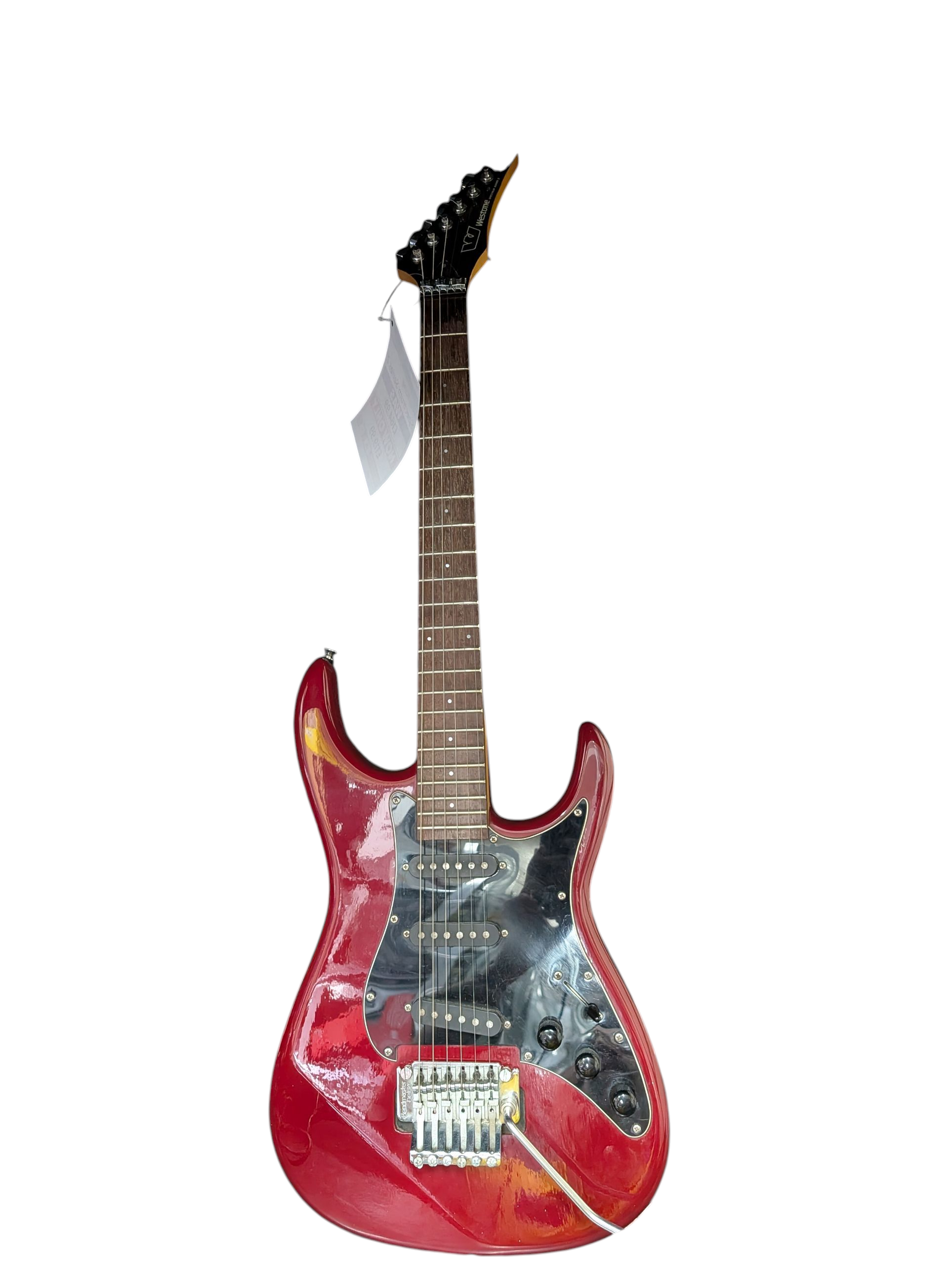 Product photo for Westone Spectrum Series II Red Electric Guitar SSS Bendmaster Trem 1980s