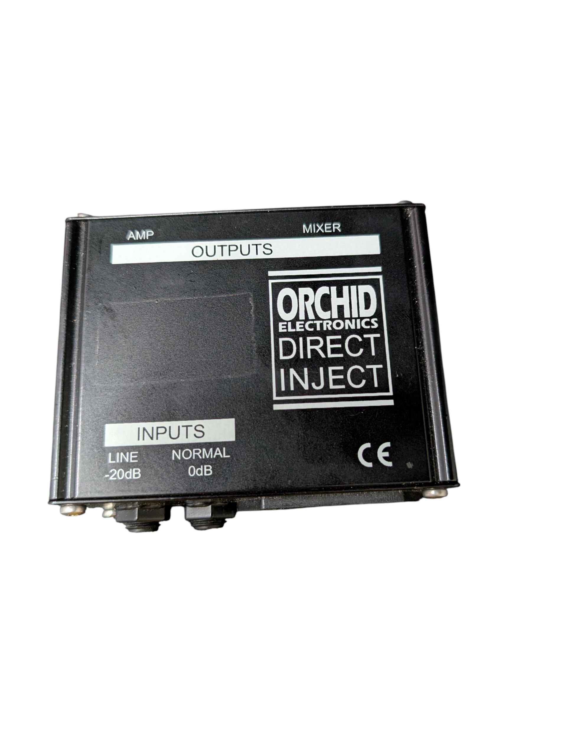Product photo for Orchid Electronics Micro Direct Inject DI Box Active XLR Jack Balanced 20 Hz–30 kHz