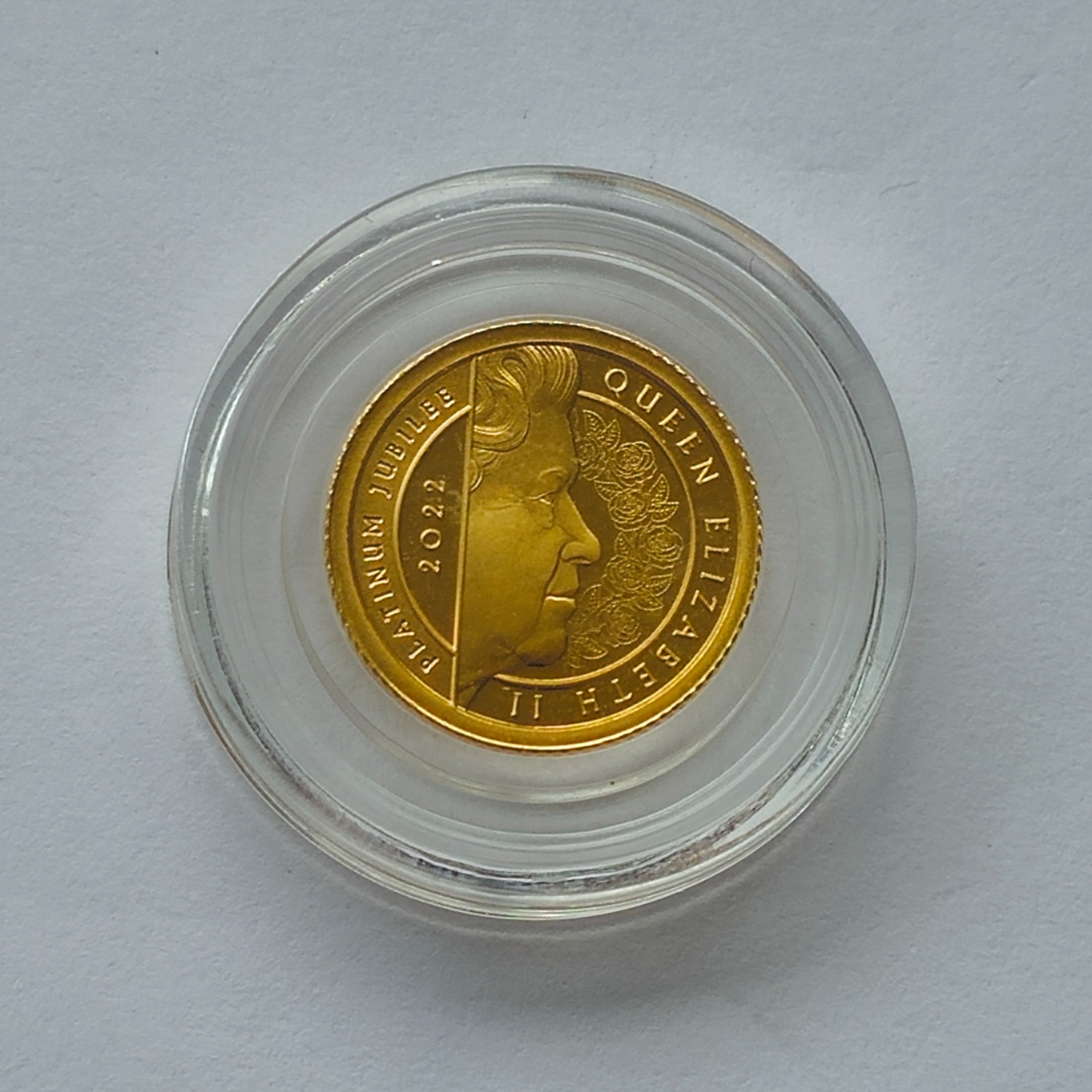 Product photo for 22ct Gold 2023 King Charles III One-Eight Sovereign with Certificate