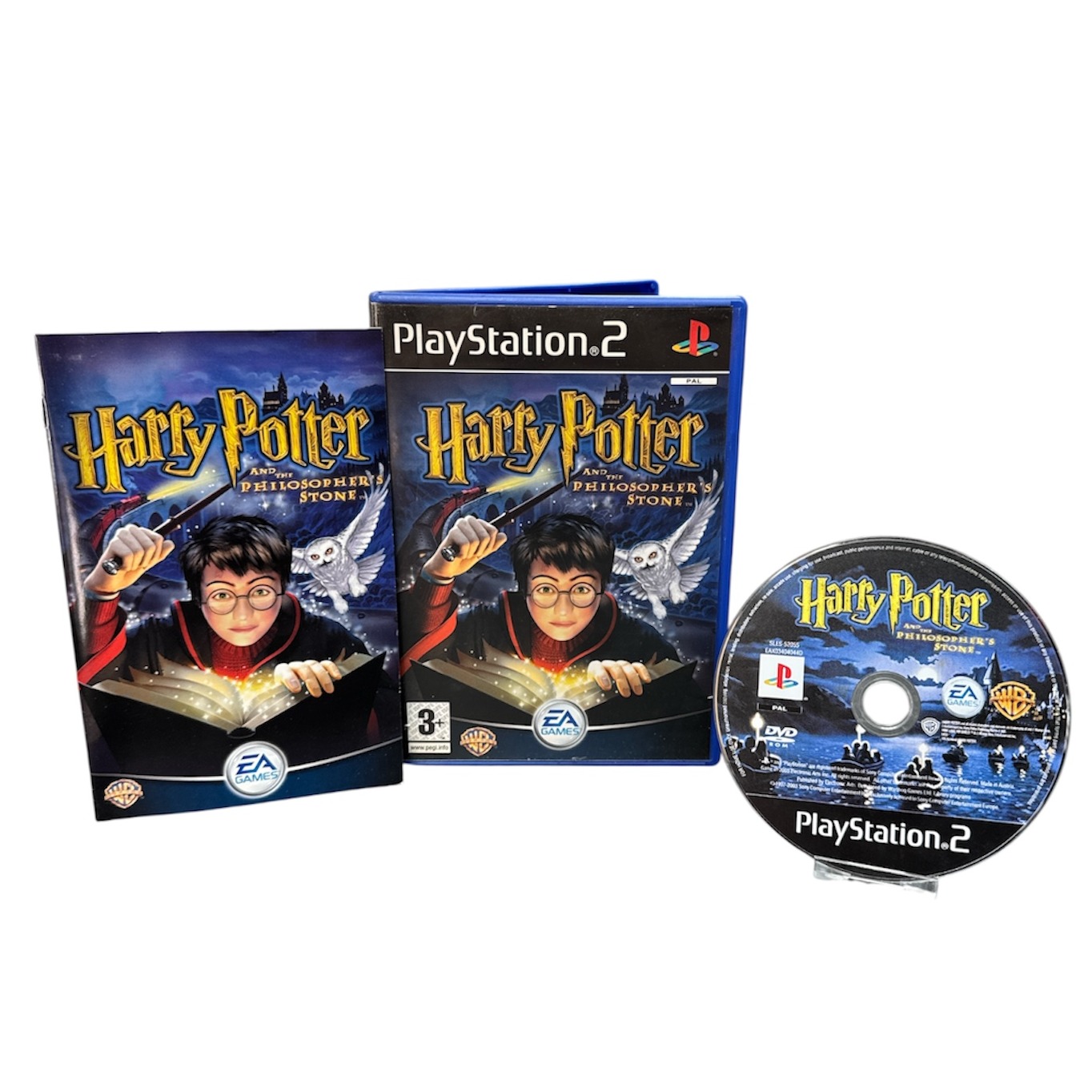 Product photo for Harry Potter & The Philosopher's Stone, + Manual, Boxed - Sony Playstation 2 Game