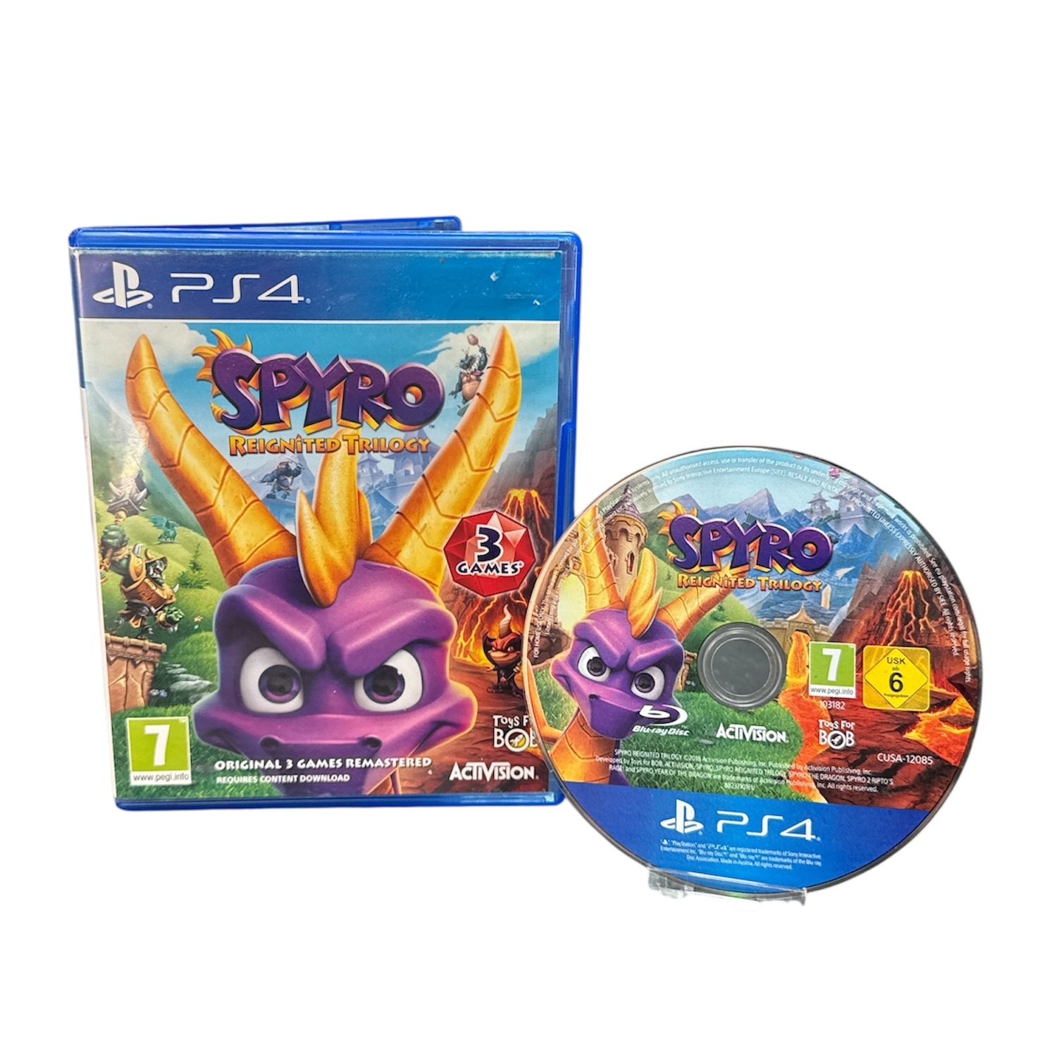 Product photo for Spyro Reignited Trilogy - Sony Playstation 4 Game