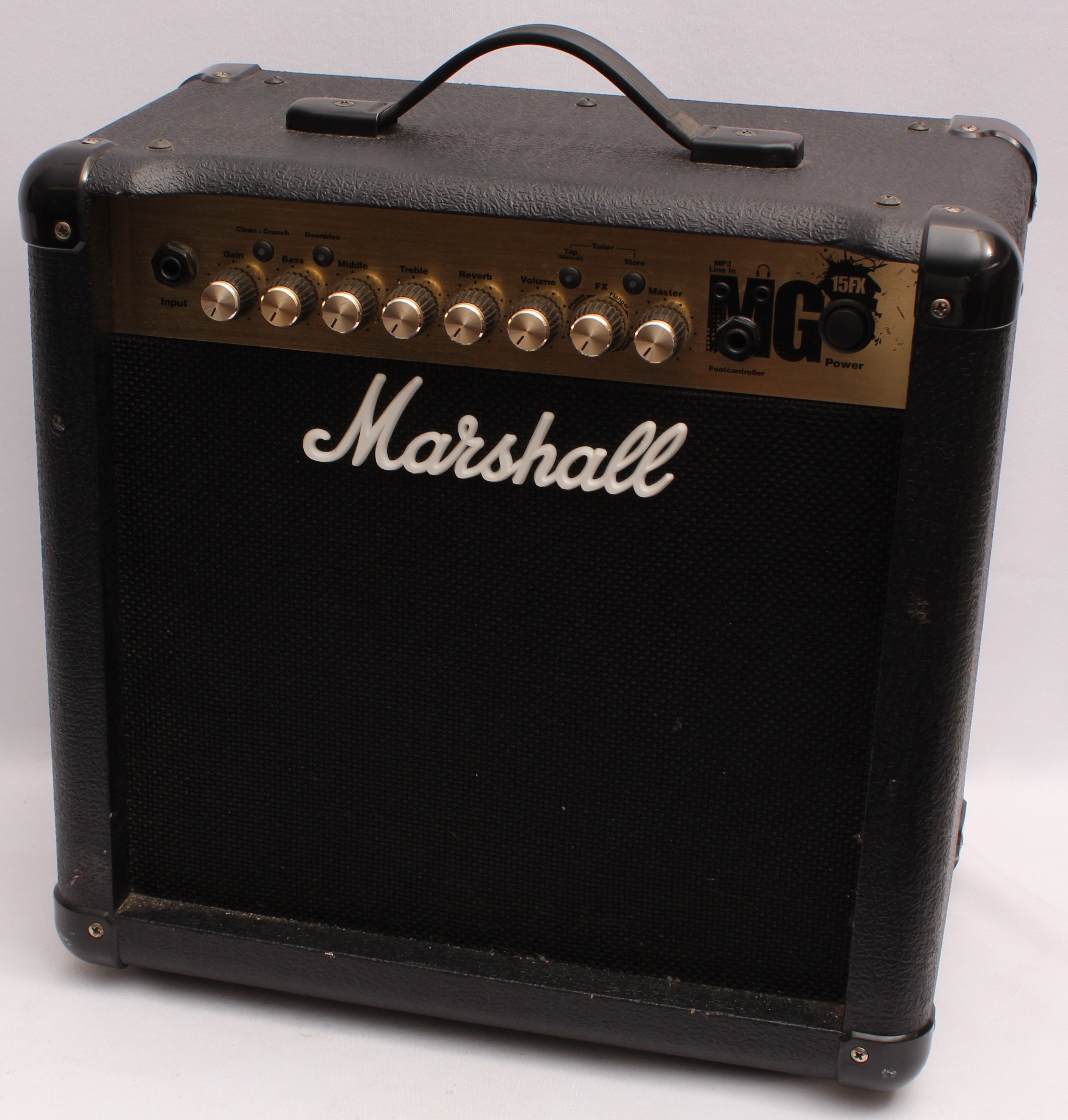 Product photo for Marshall MG15FX MG Gold 15W Guitar Amplifier (U)