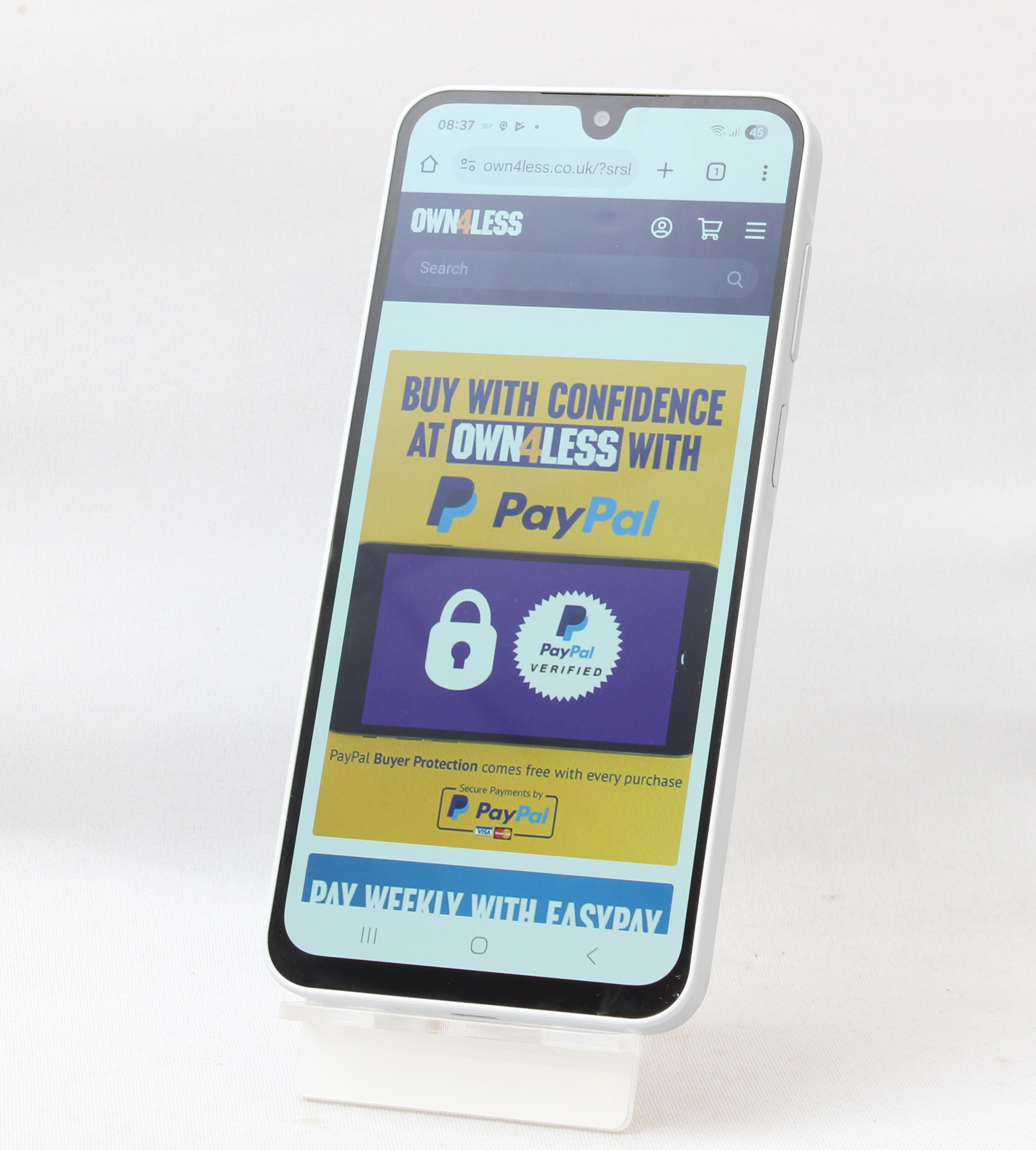 Product photo for Samsung Galaxy A16 4G 128GB Smartphone - Silver Unlocked (B+)