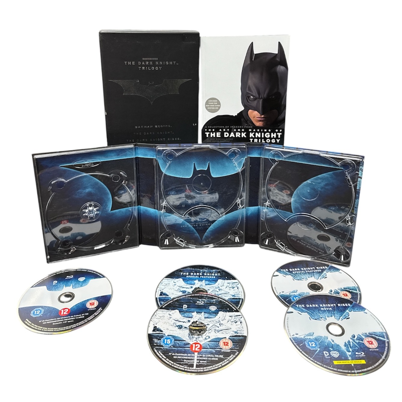 Product photo for Batman, Dark Knight Trilogy (12) 5 Disc