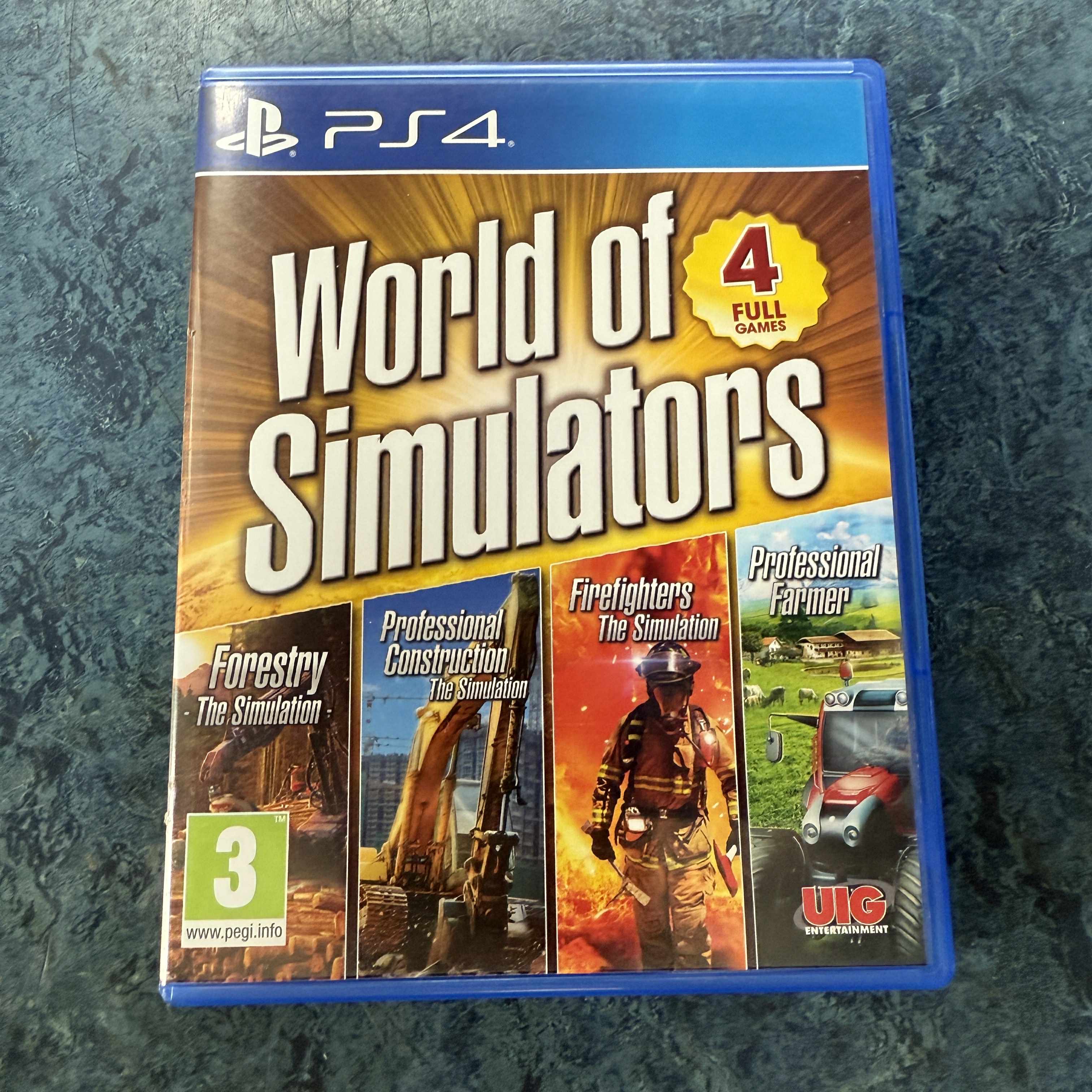 Product photo for Sony World Of Simulator 4IN1 - PlayStation 4 Game