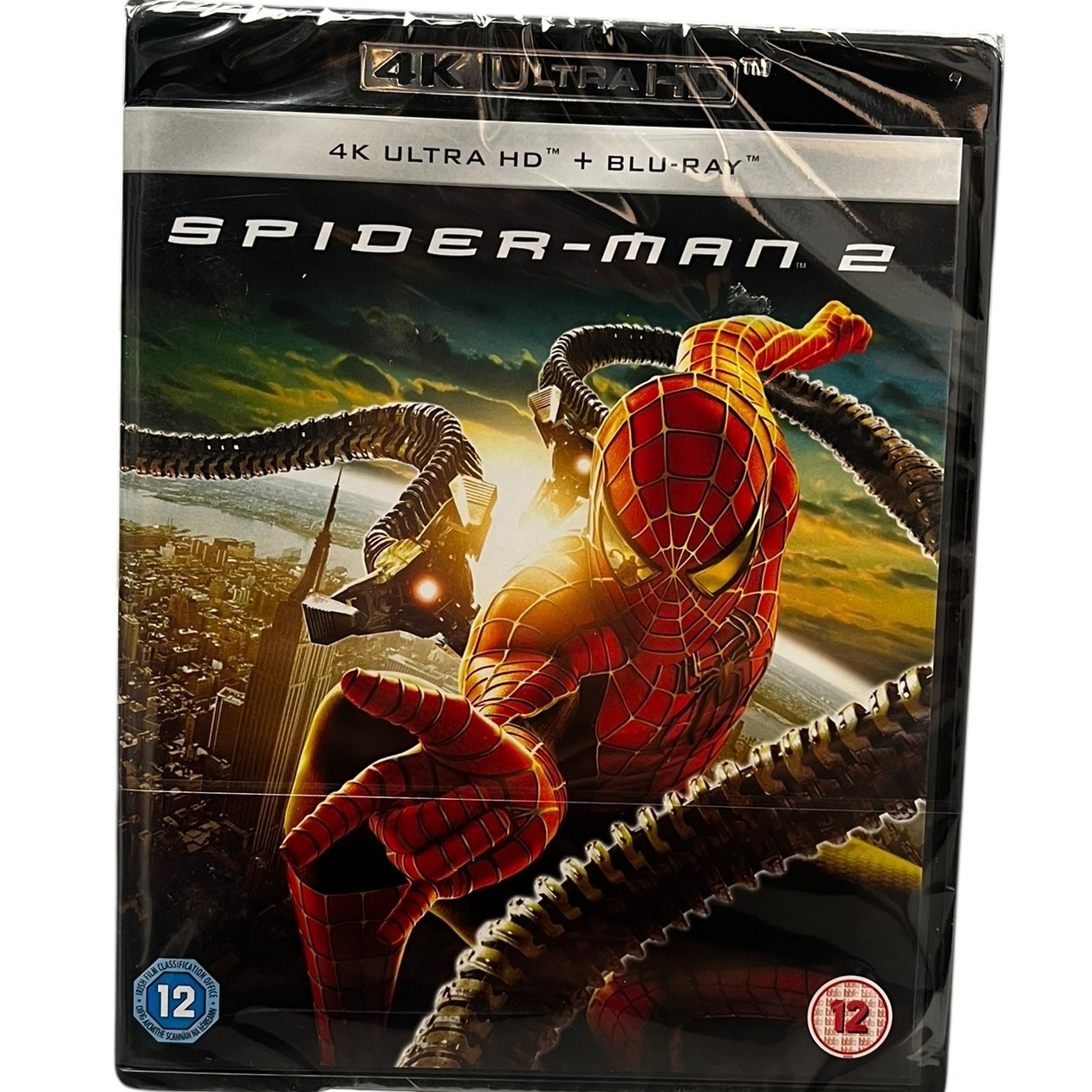 Product photo for New: Spider-Man 2 - 4K Ultra HD + Blu-Ray (Rated 12, Region Free, Sony Pictures)