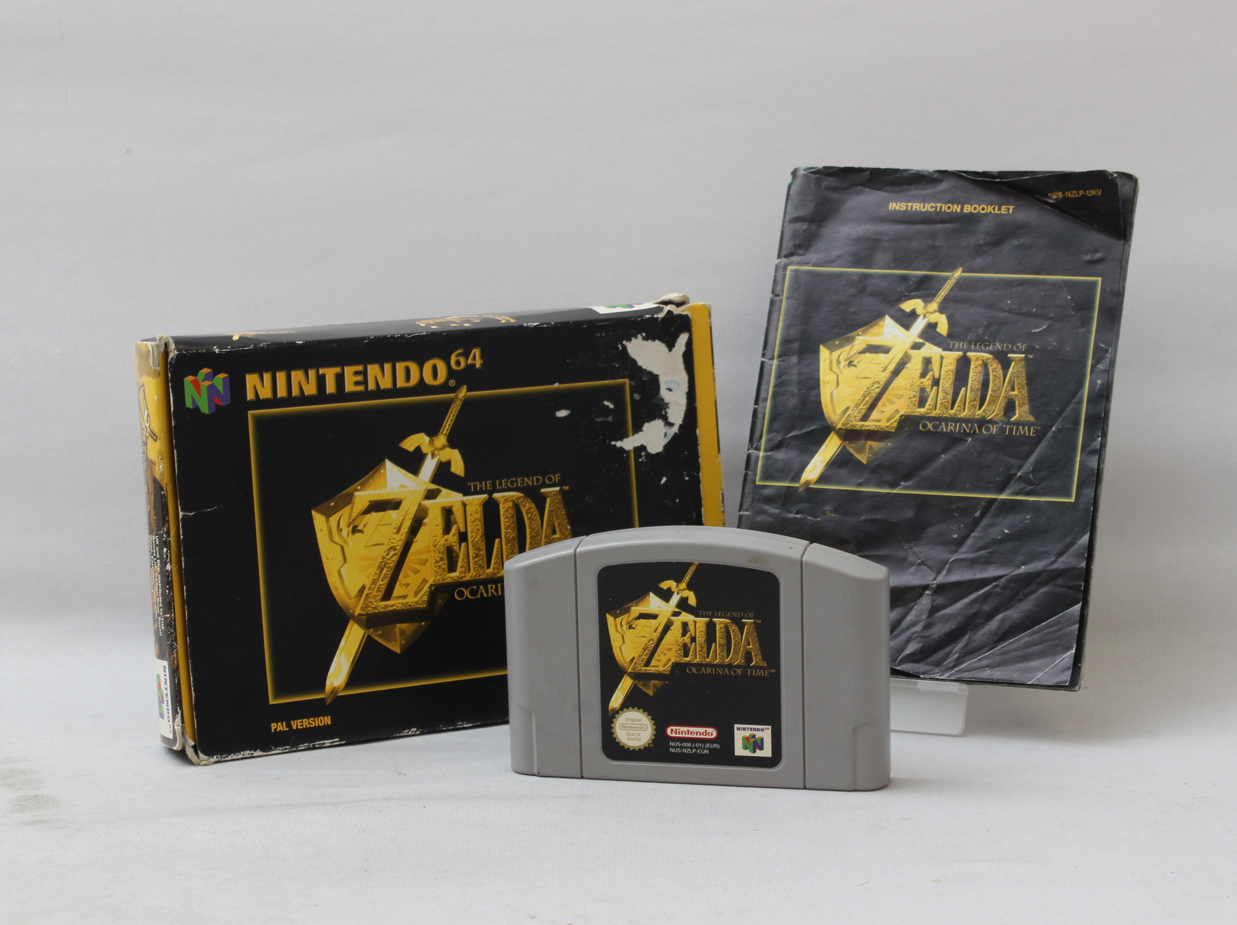 Product photo for Nintendo The Legend Of Zelda Ocarina Time 64 Video Game - Complete (A)