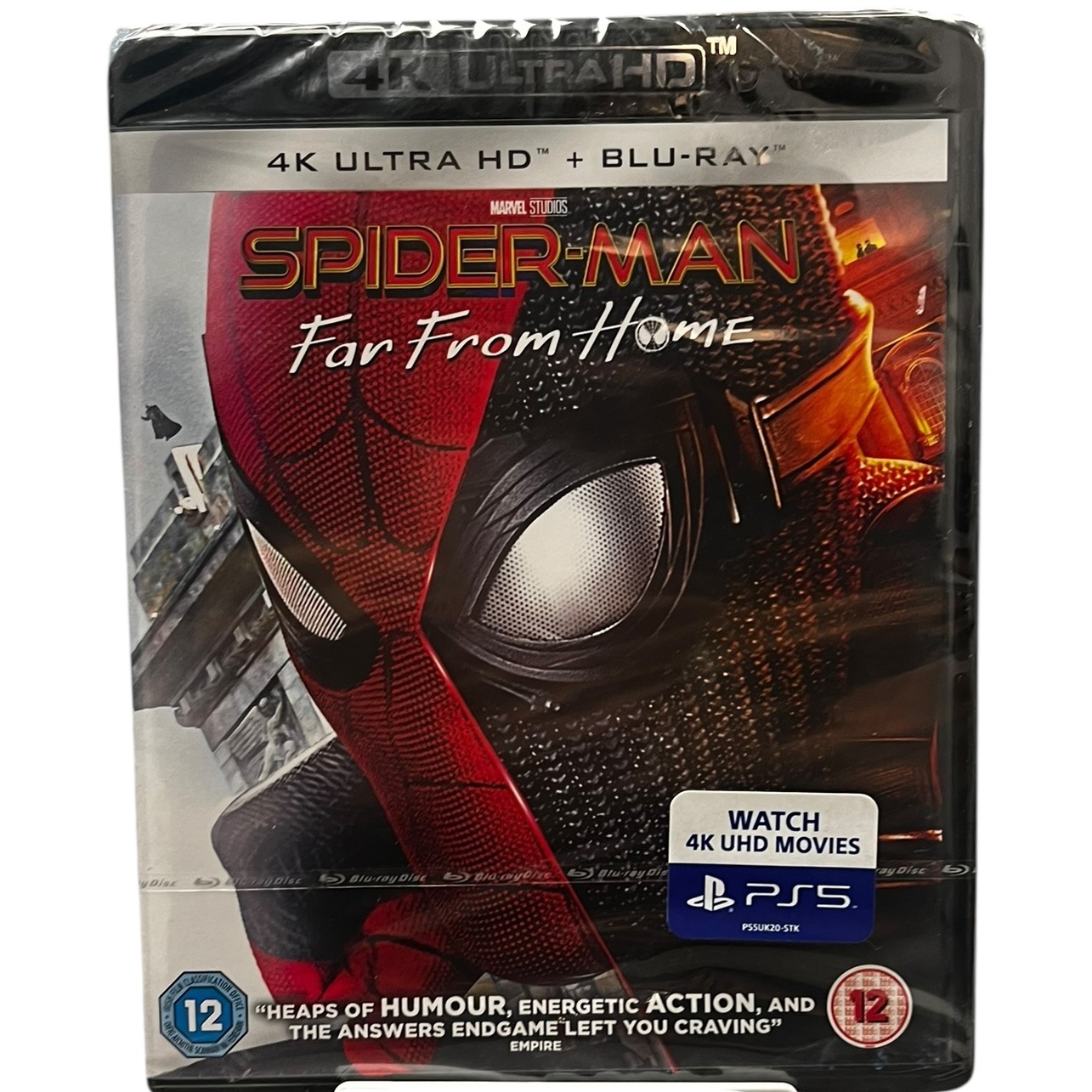 Product photo for New: Spider-Man Far From Home - 4K UHD + Blu-Ray (Rated 12, Sony Pictures)