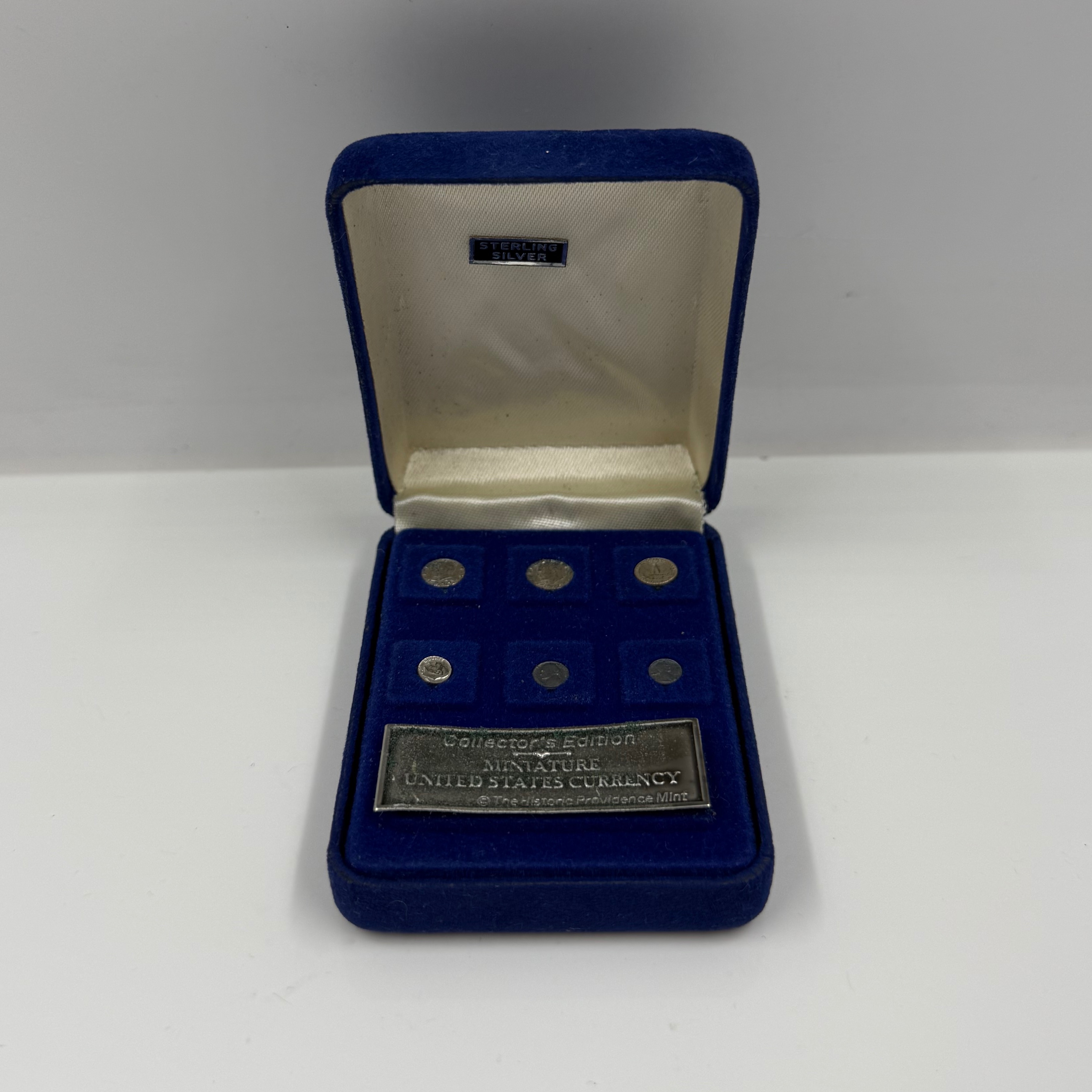 Product photo for MINIATURE STERLING SILVER UNITED STATES MINT SET