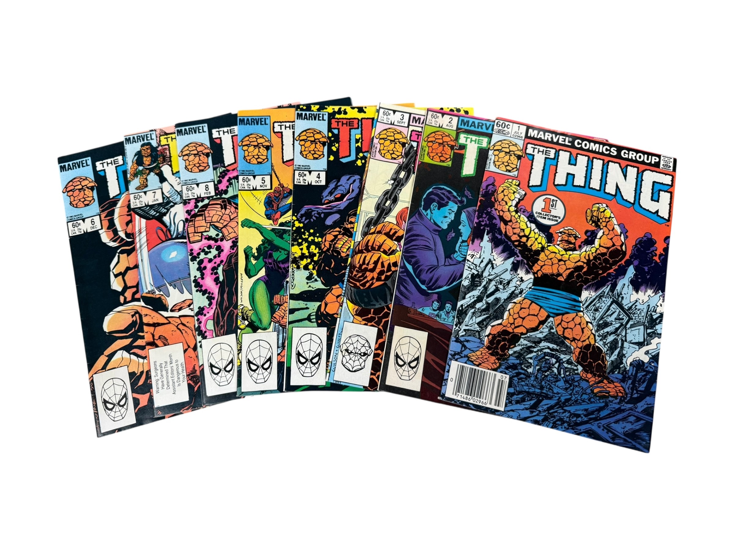 Product photo for Marvel The Thing Comic Bundle X8