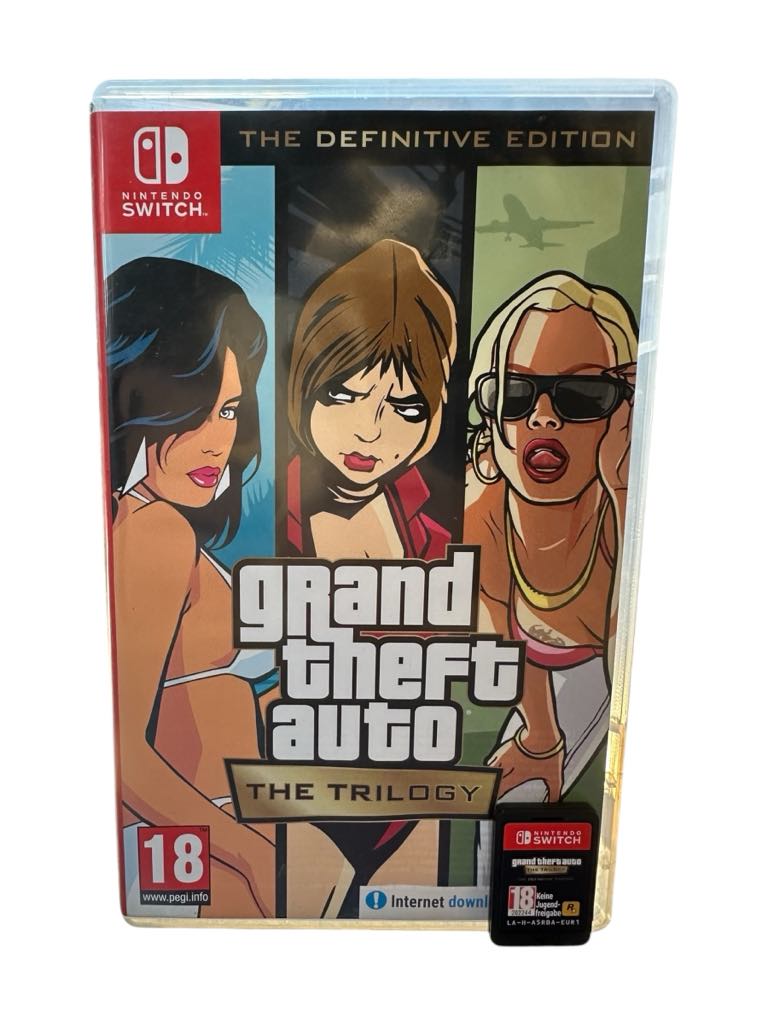 Product photo for Grand Theft Auto: The Trilogy - Definitive Edition (18) Switch Games