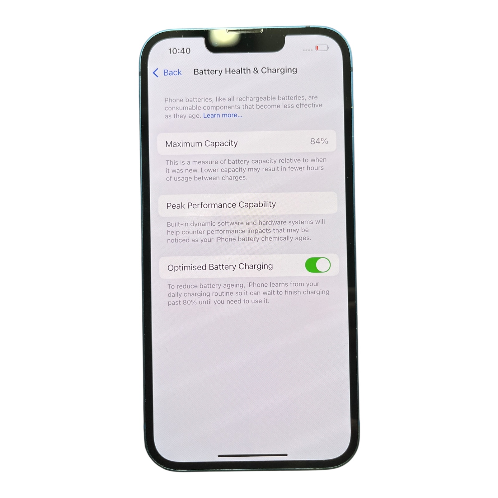 Product photo for Apple iPhone 13 – 128GB Blue (Unlocked) Used, Good Condition