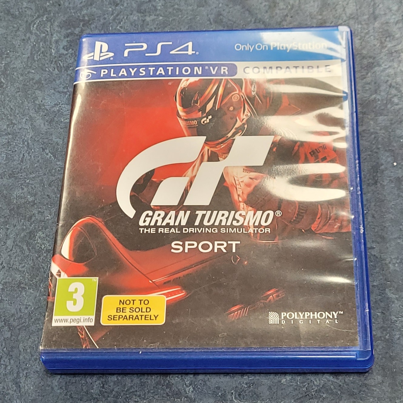 Product photo for Sony PS4 Sony PS4 Game: Gran Turismo Sport The real driving simulator