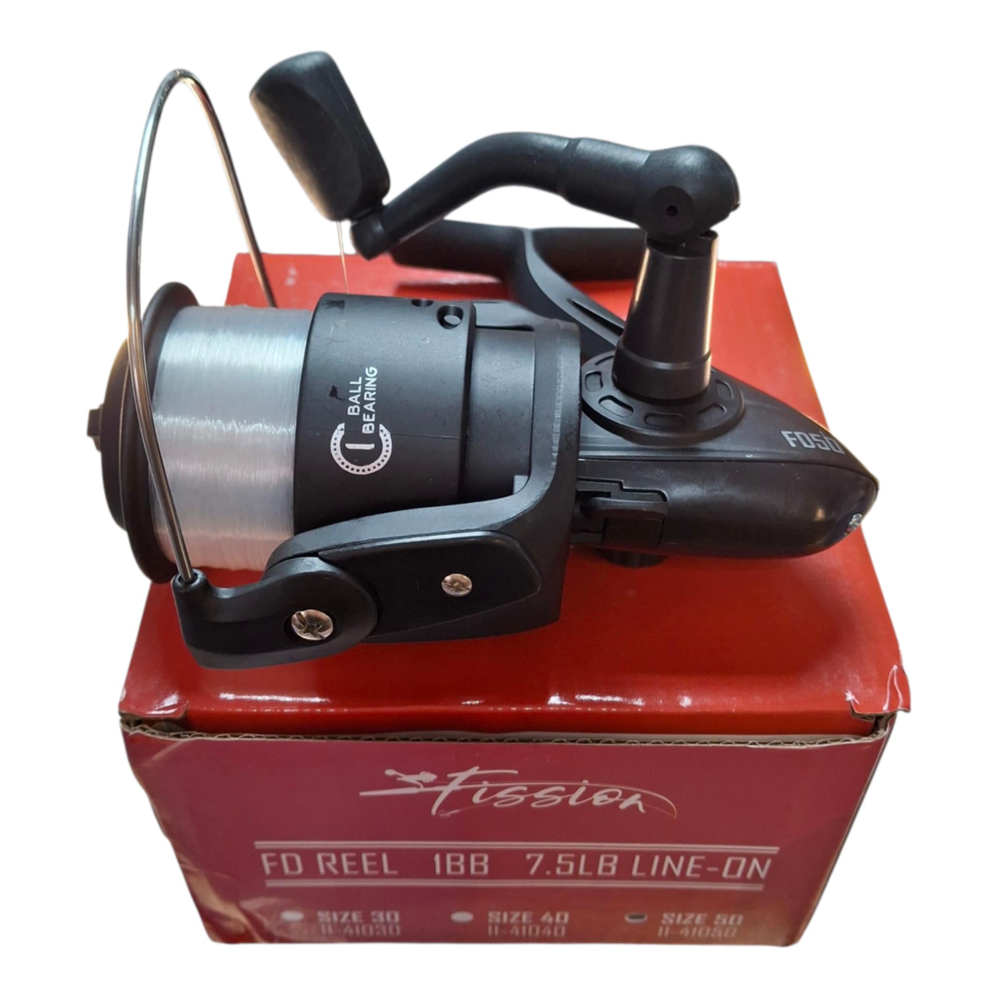 Product photo for FISSION FD50 Reel 1bb w/0.25mm Line