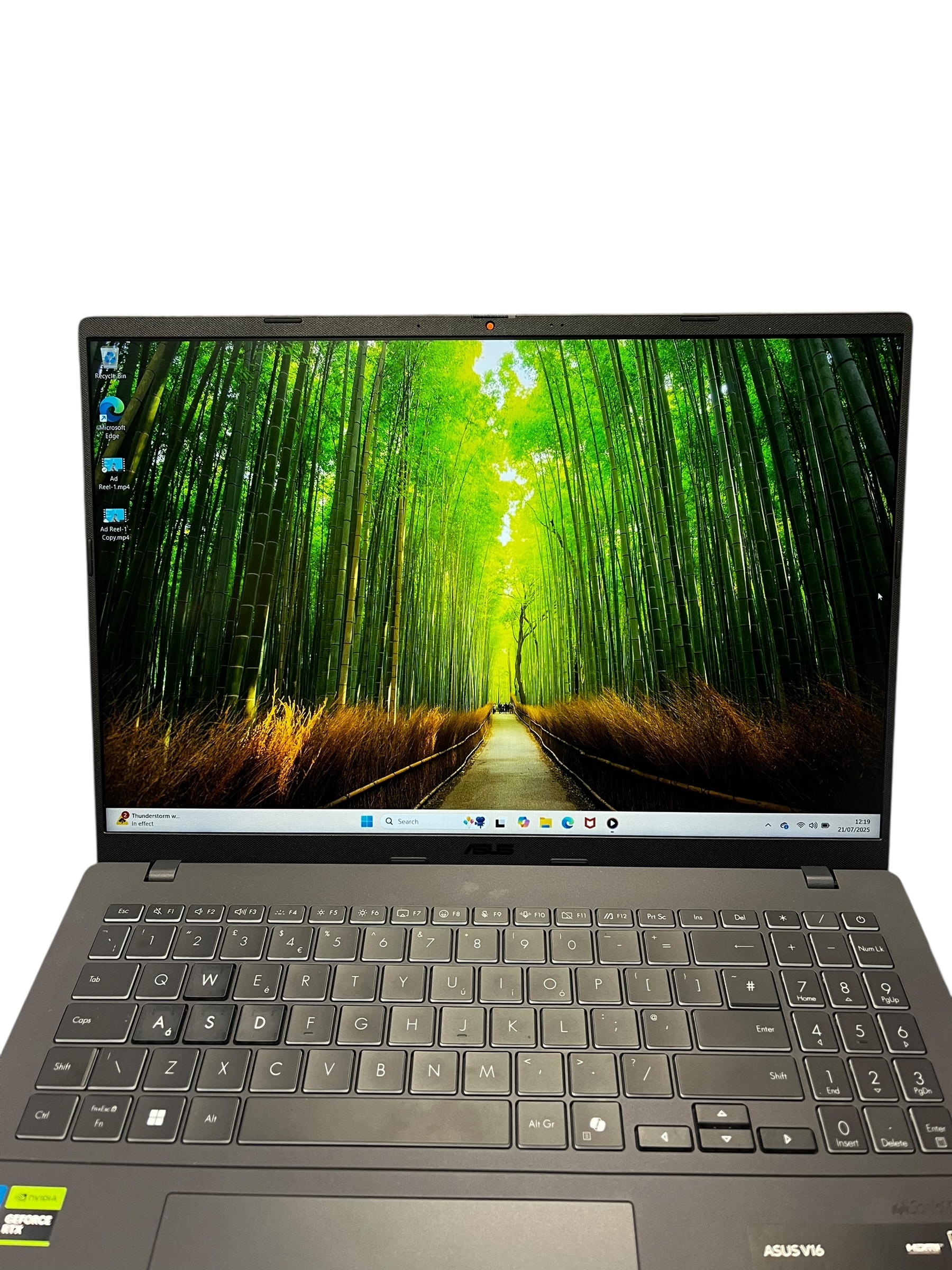 Product photo for Asus V16 V3067V - Black (16GB Ram, 512GB SSD, RTX 4050, Windows 11)