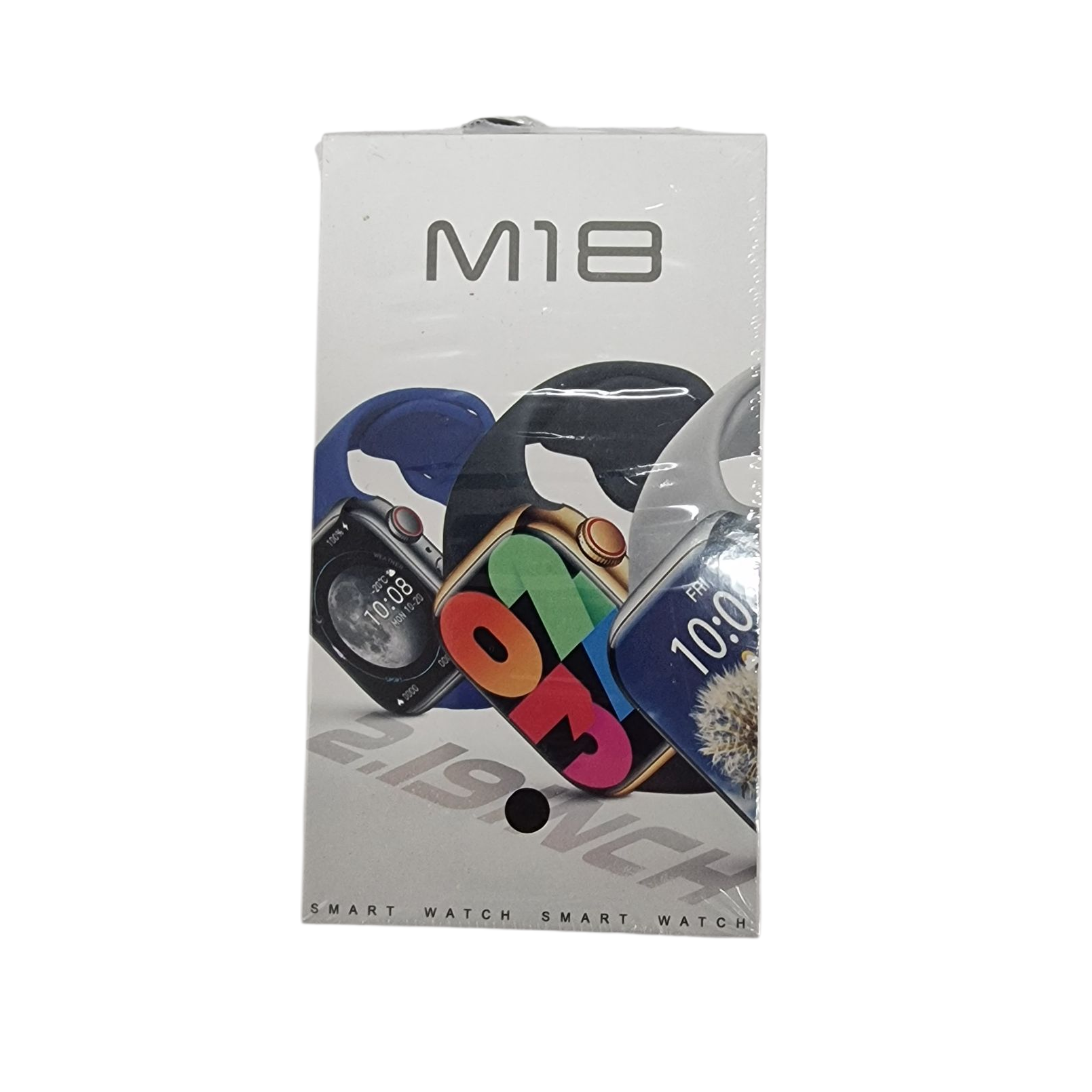 Product photo for M18 Square face smart watch